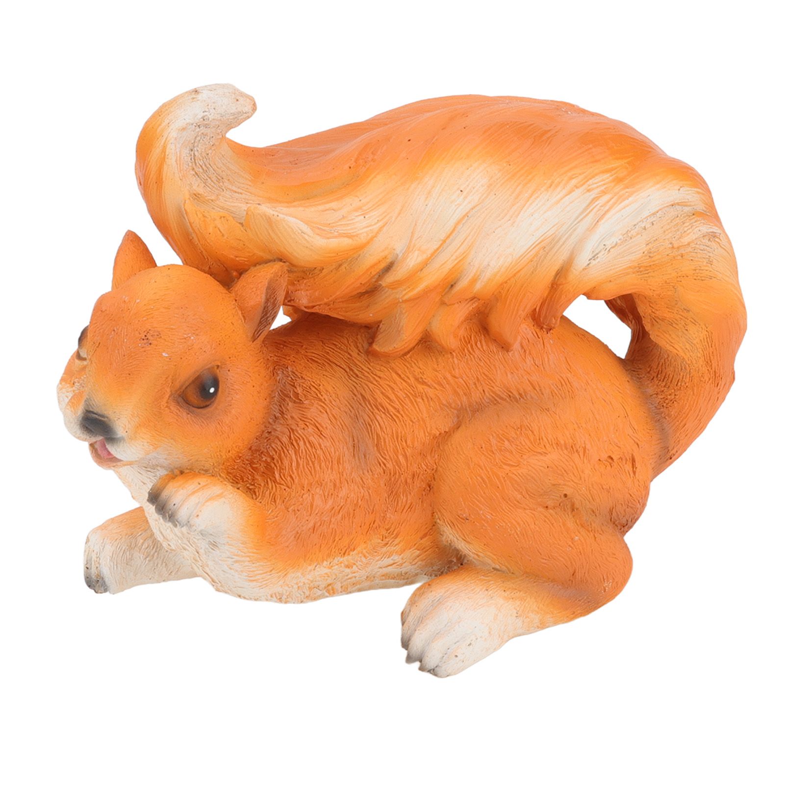 Resin Squirrel Figurine Statue Garden Landscape Decoration Animals Ornaments for Scenic Spots Courtyards Climbing Trees Red Brown Squirrel - Image 1