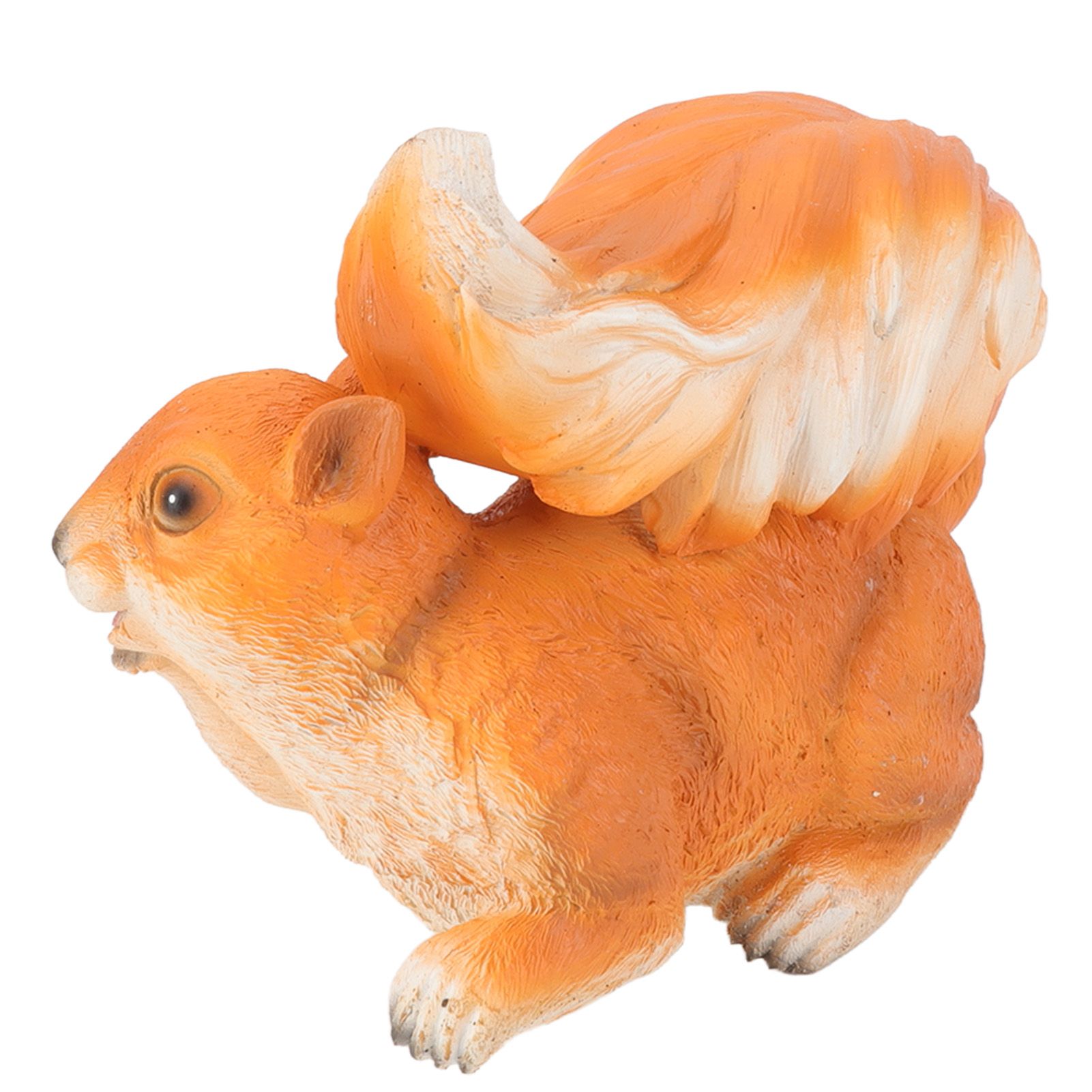 Resin Squirrel Figurine Statue Garden Landscape Decoration Animals Ornaments for Scenic Spots Courtyards Climbing Trees Red Brown Squirrel - Image 3