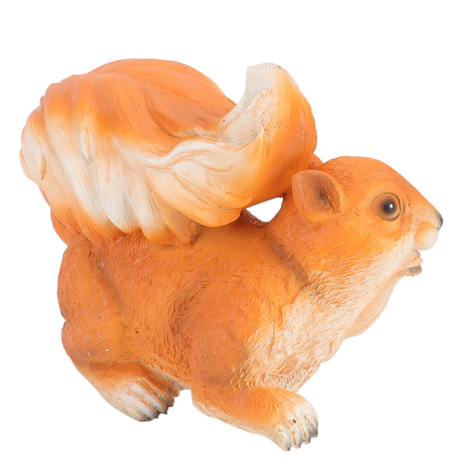 Resin Squirrel Figurine Statue Garden Landscape Decoration Animals Ornaments for Scenic Spots Courtyards Climbing Trees Red Brown Squirrel - Image 5