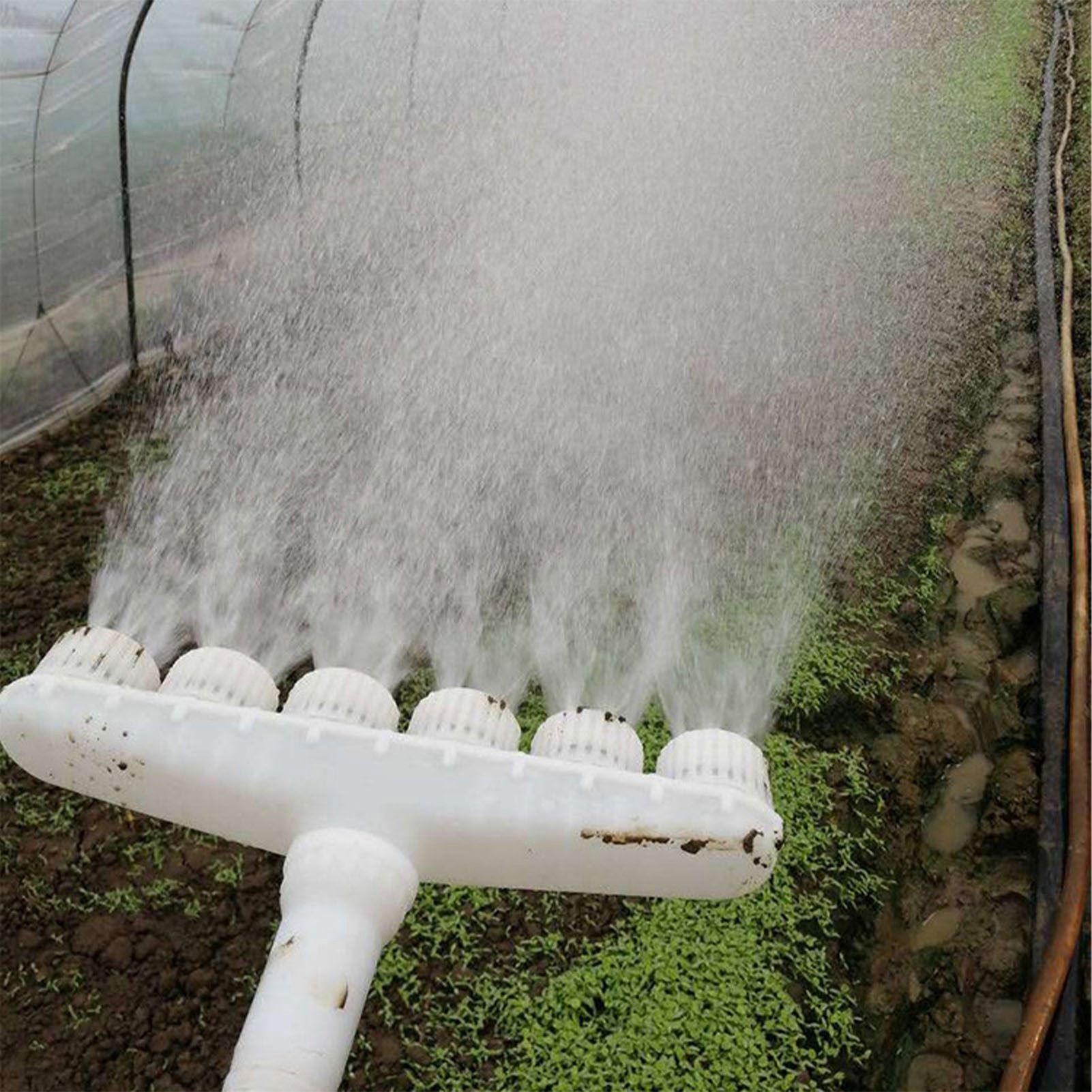 Sprinkler Head Plastic Multifunction Watering Misting Sprinkler for Garden Outdoor Agriculture Five Holes - Image 5
