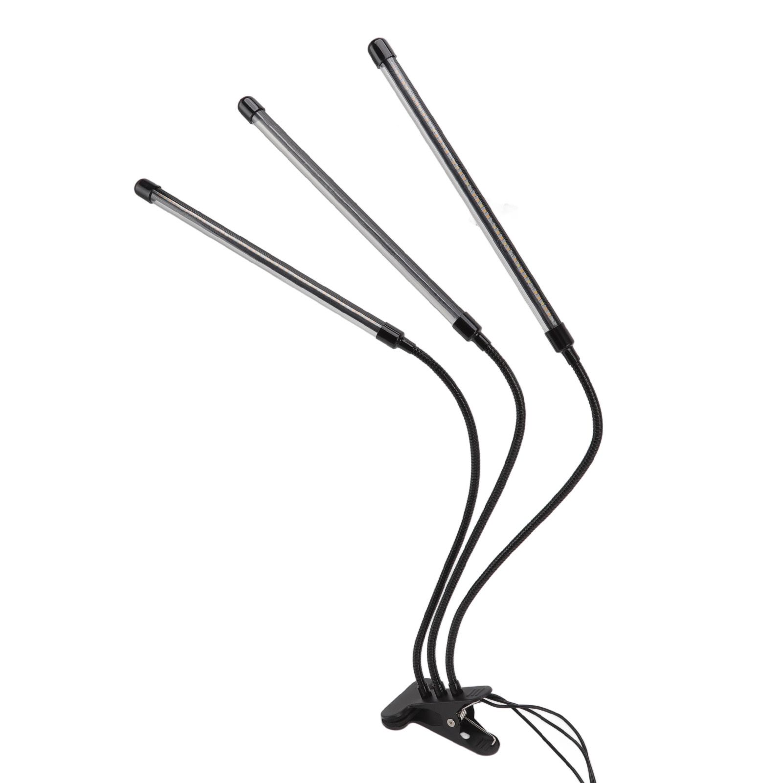 3 Head Clip Plant Light Full Spectrum Red White Warm Light 10 Level Dimmable USB LED Plant Growing Lamp with Timer - Image 5