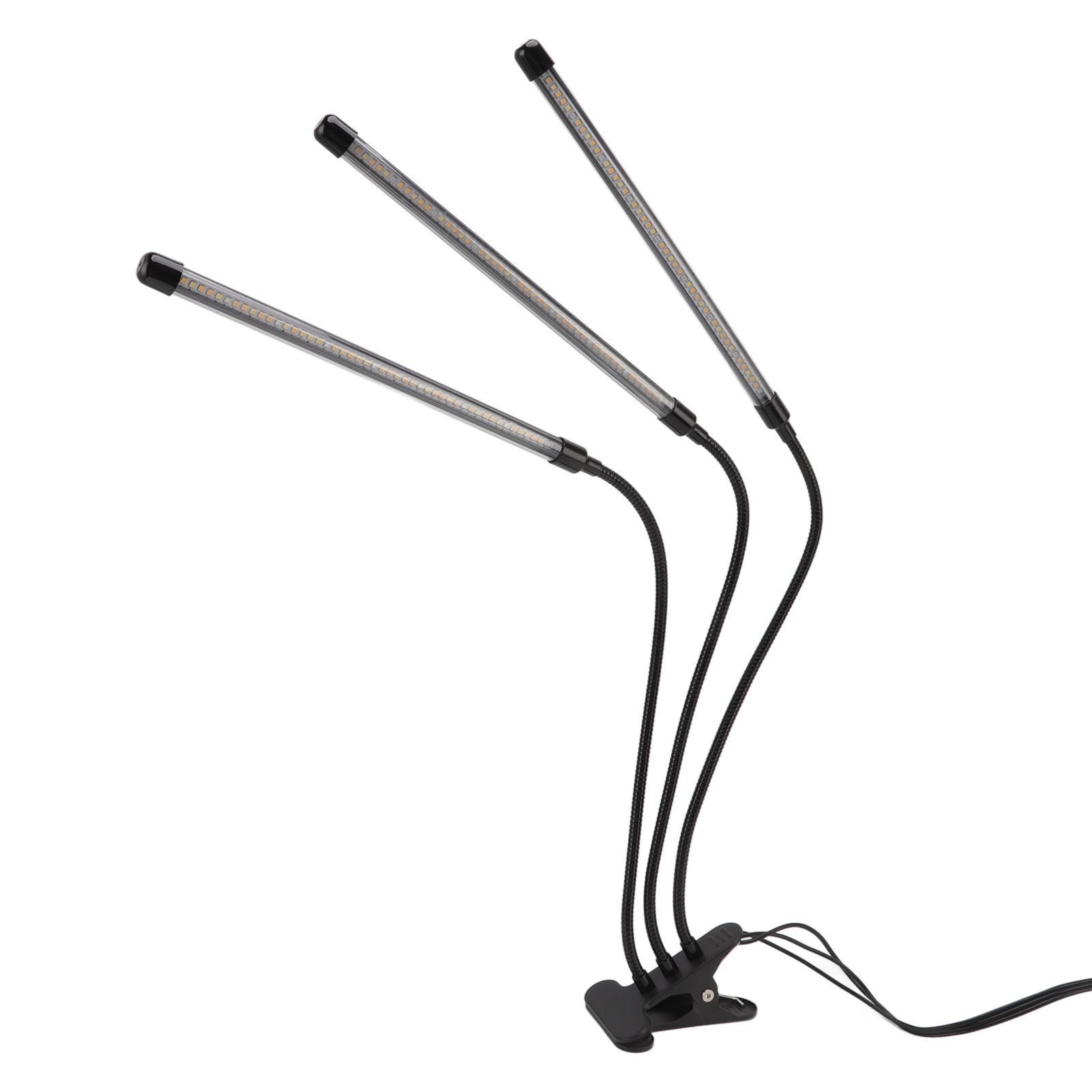 3 Head Clip Plant Light Full Spectrum Red White Warm Light 10 Level Dimmable USB LED Plant Growing Lamp with Timer - Image 6