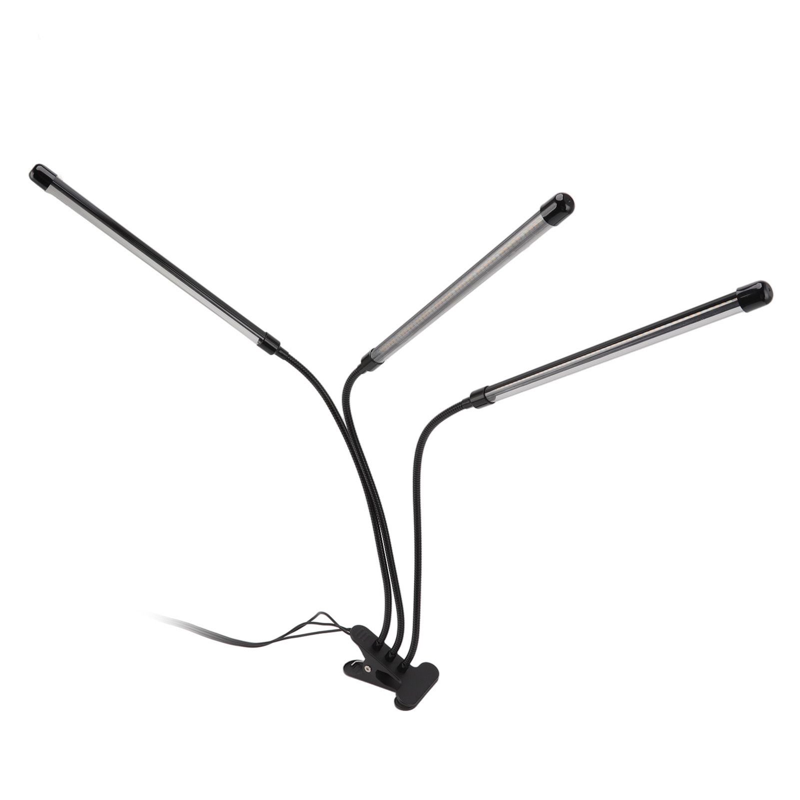 3 Head Clip Plant Light Full Spectrum Red White Warm Light 10 Level Dimmable USB LED Plant Growing Lamp with Timer - Image 8