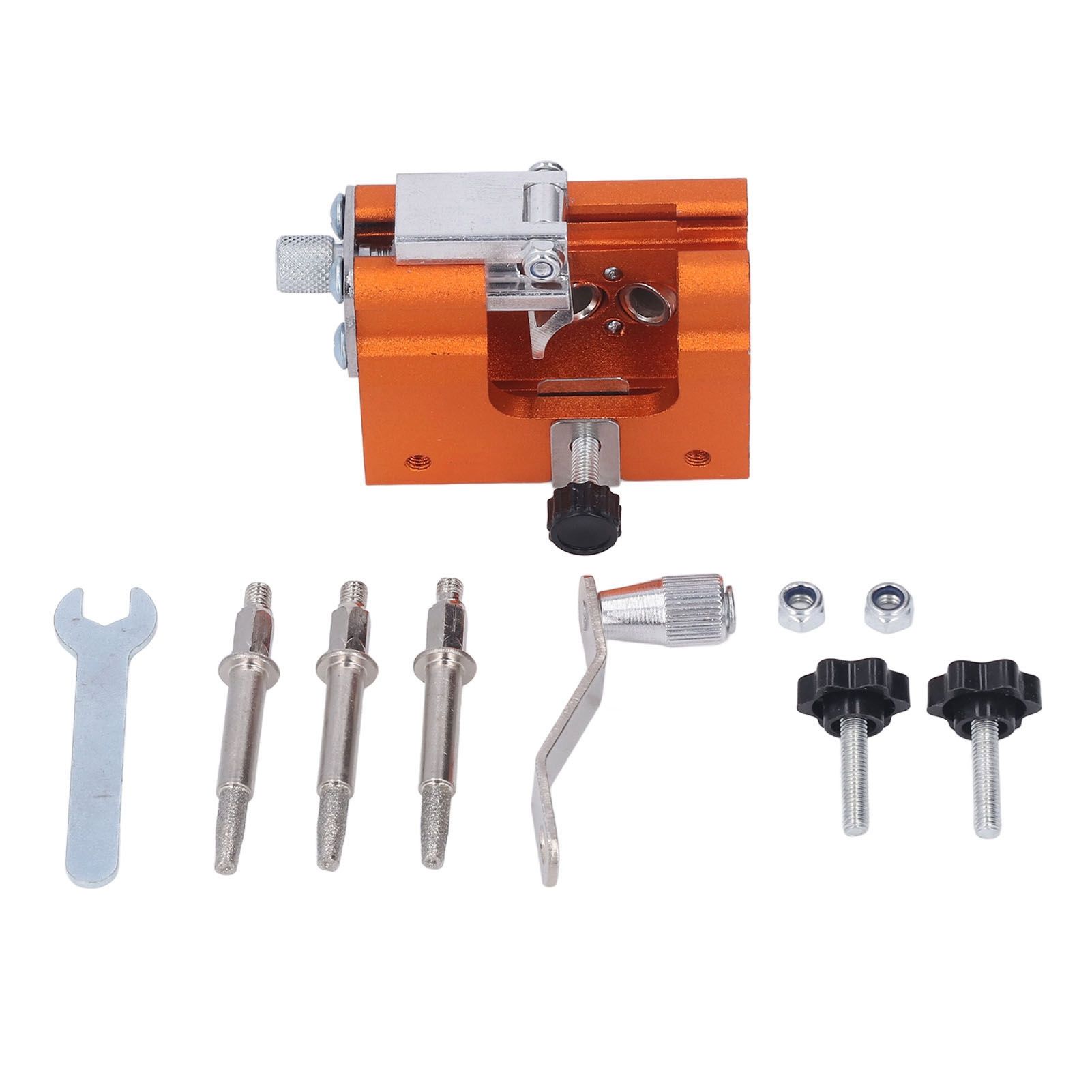 Portable Crank Chainsaw Sharpening Jig Stainless Steel Chainsaw Tooth Blade Grinder Precise Sharpening Kit for Repairing - Image 1