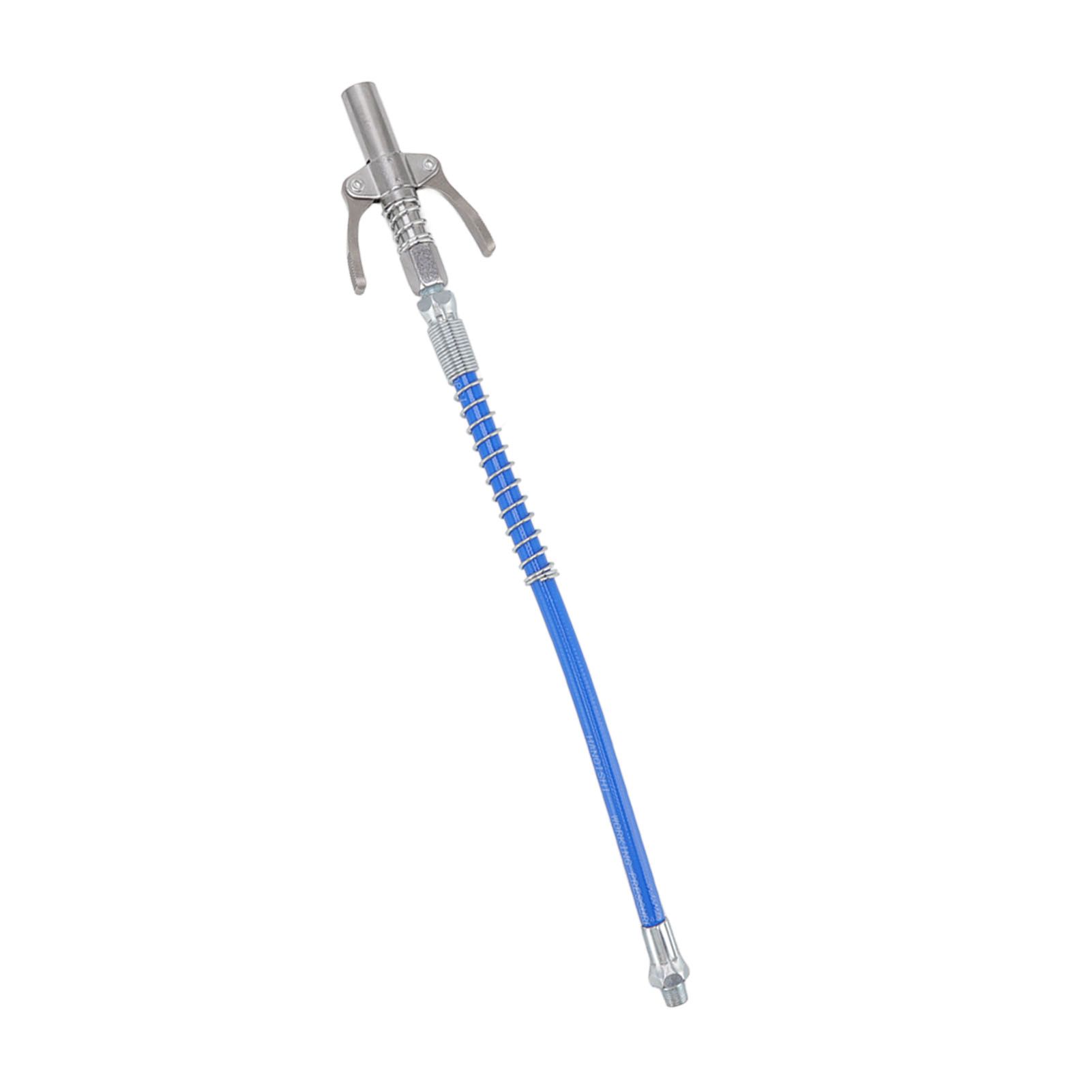 Grease Tool Coupler Electric Manual High Pressure Oil Nozzle Double Locking Clamp Grease Nozzle with 30.5cm Hose Male Thread G1/8 Type A 9x6x1.8cm/3.5x2.4x0.7in - Image 7