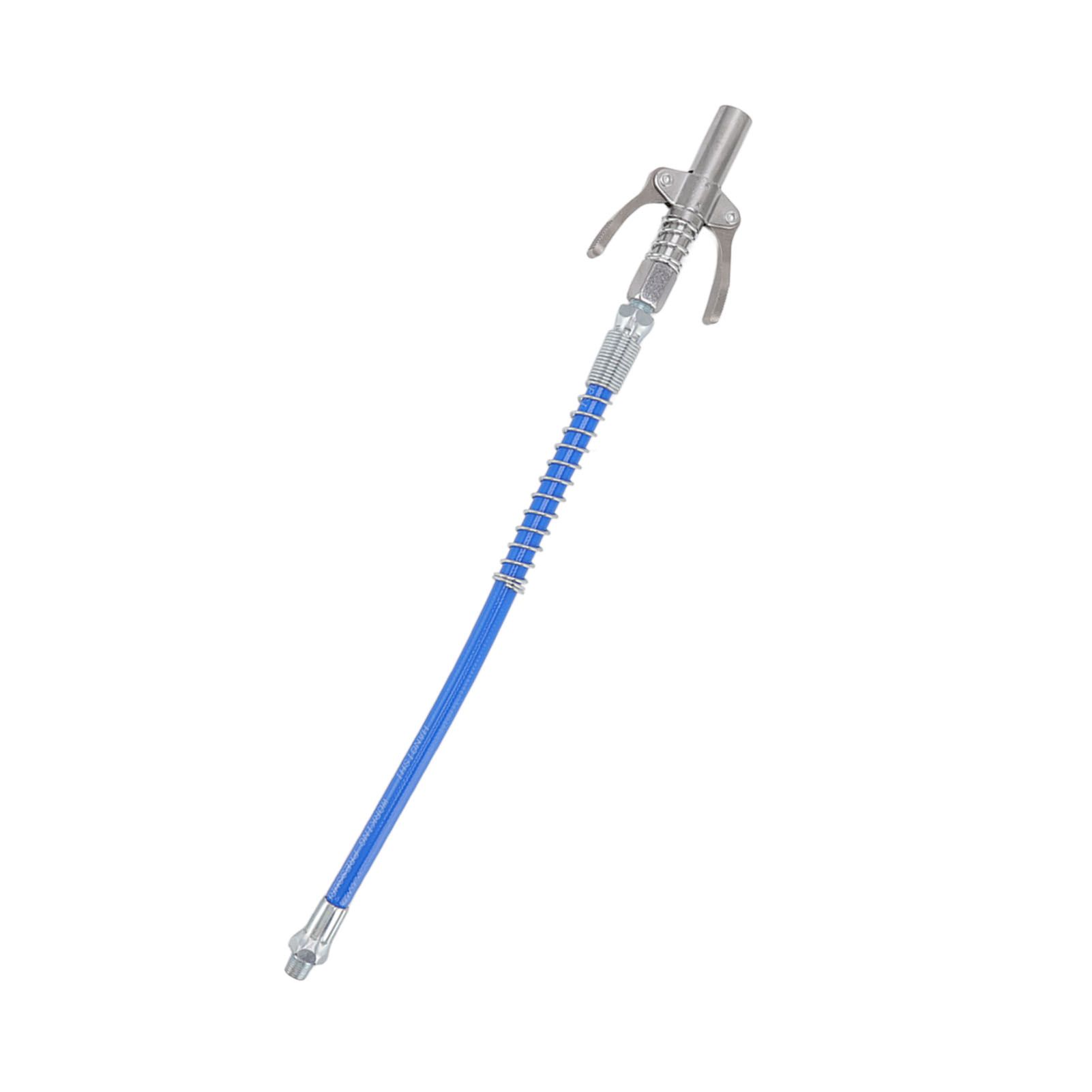 Grease Tool Coupler Electric Manual High Pressure Oil Nozzle Double Locking Clamp Grease Nozzle with 30.5cm Hose Male Thread G1/8 Type A 9x6x1.8cm/3.5x2.4x0.7in - Image 8