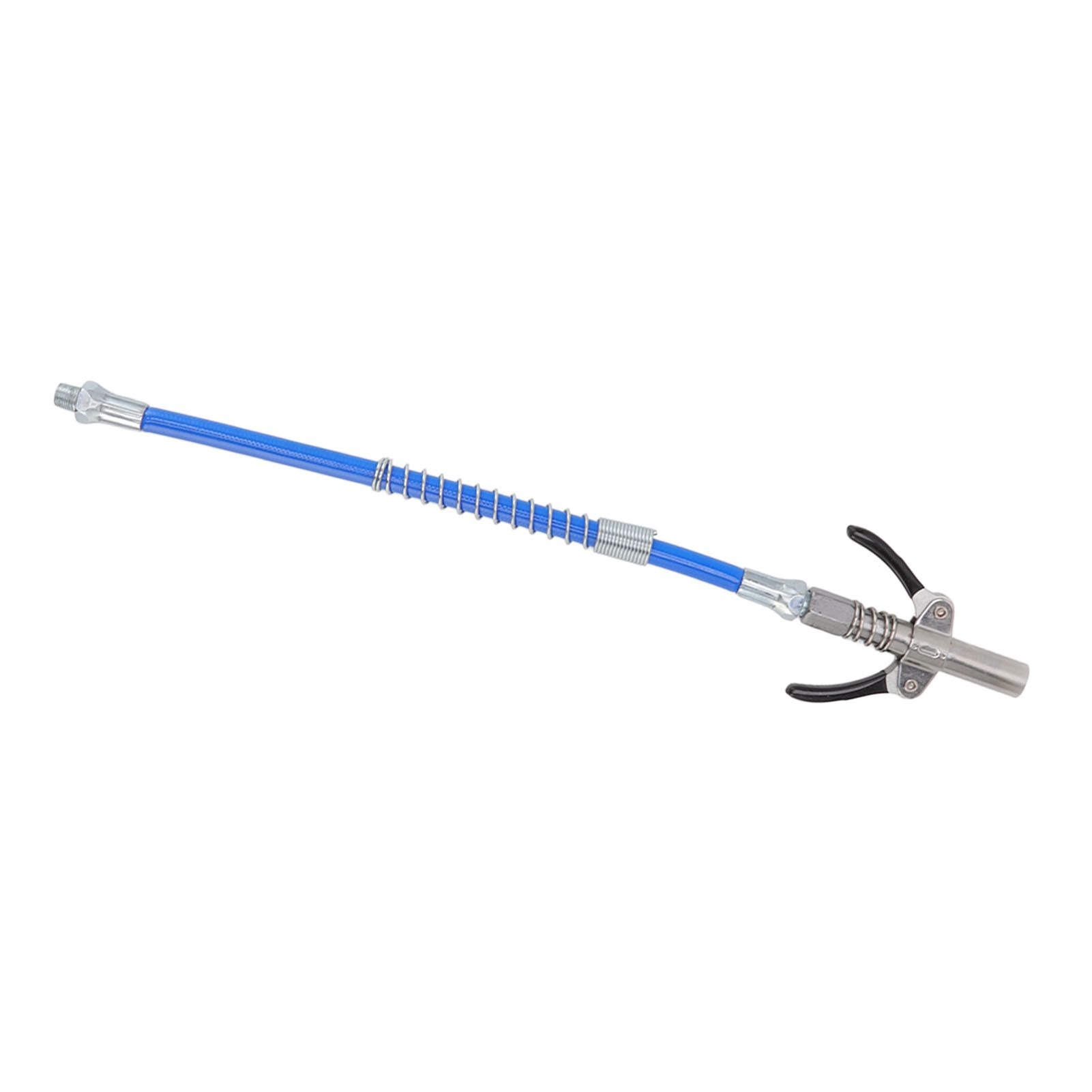 Grease Tool Coupler Electric Manual High Pressure Oil Nozzle Double Locking Clamp Grease Nozzle with 30.5cm Hose Male Thread G1/8 Type B 9x7x1.6cm/3.5x2.8x0.6in - Image 6