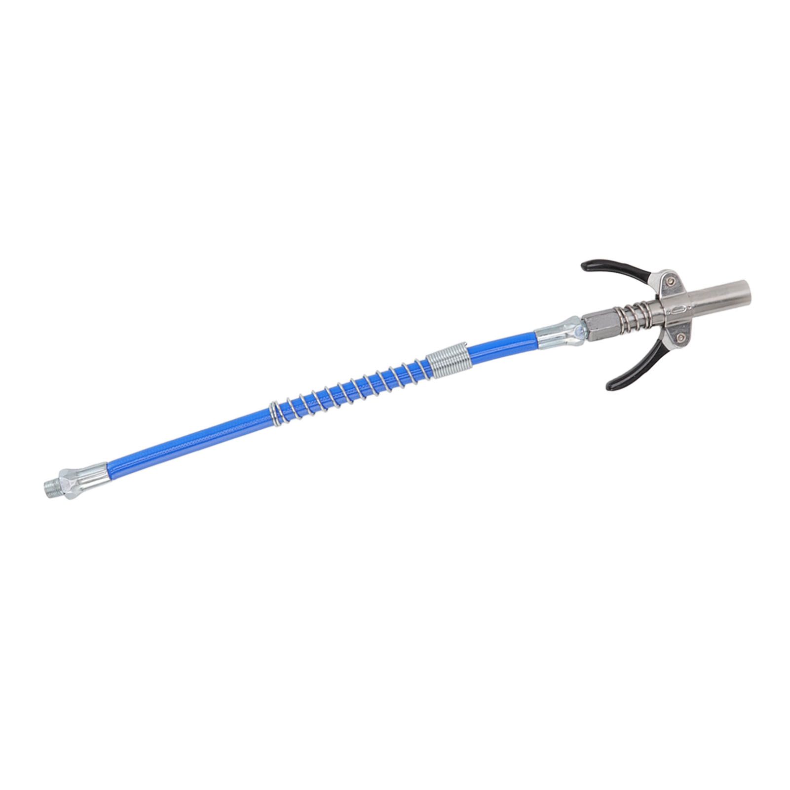 Grease Tool Coupler Electric Manual High Pressure Oil Nozzle Double Locking Clamp Grease Nozzle with 30.5cm Hose Male Thread G1/8 Type B 9x7x1.6cm/3.5x2.8x0.6in - Image 7