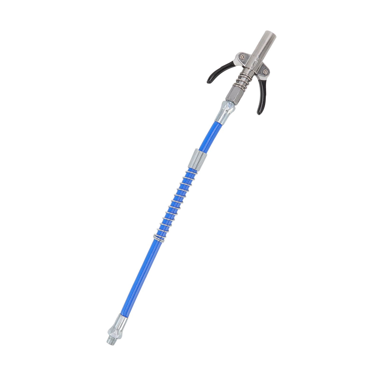 Grease Tool Coupler Electric Manual High Pressure Oil Nozzle Double Locking Clamp Grease Nozzle with 30.5cm Hose Male Thread G1/8 Type B 9x7x1.6cm/3.5x2.8x0.6in - Image 8
