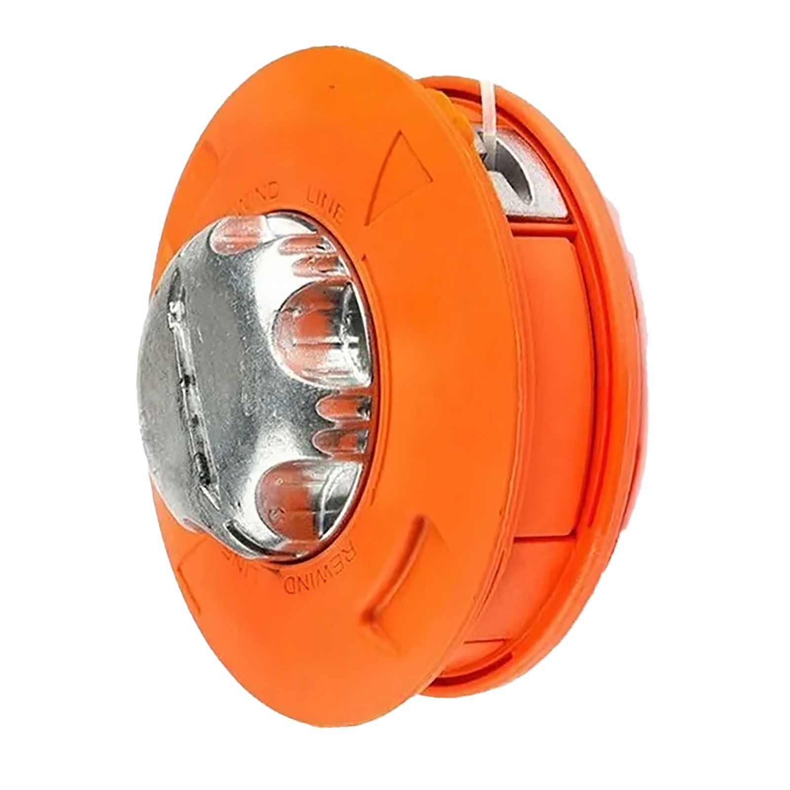 Lawn Mower Trimmer Head Dismantle Free Plastic Aluminum Trimming Head for Garden Mowing Machine Orange - Image 2