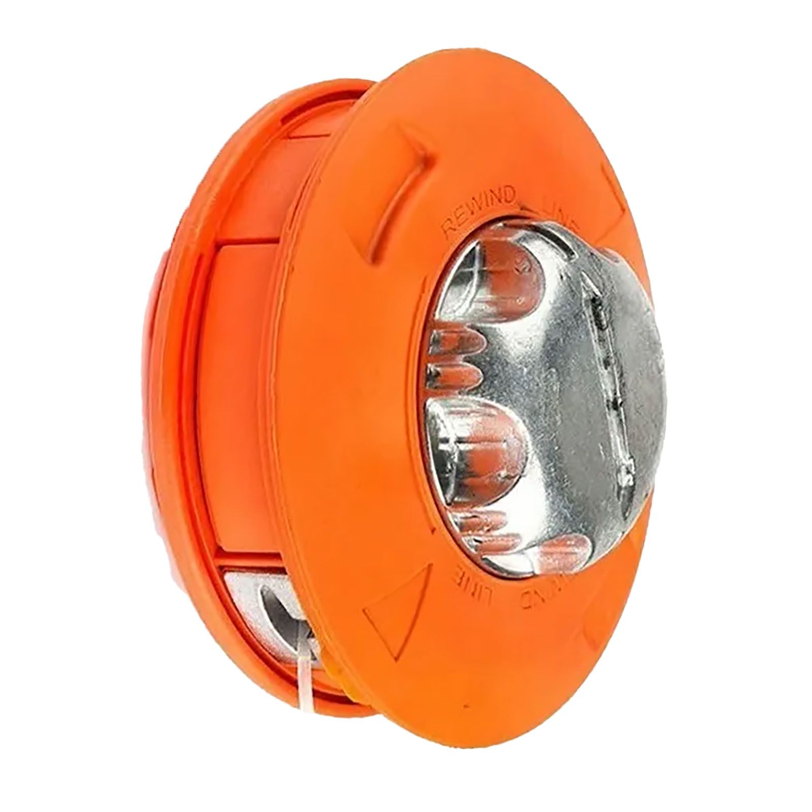 Lawn Mower Trimmer Head Dismantle Free Plastic Aluminum Trimming Head for Garden Mowing Machine Orange - Image 3