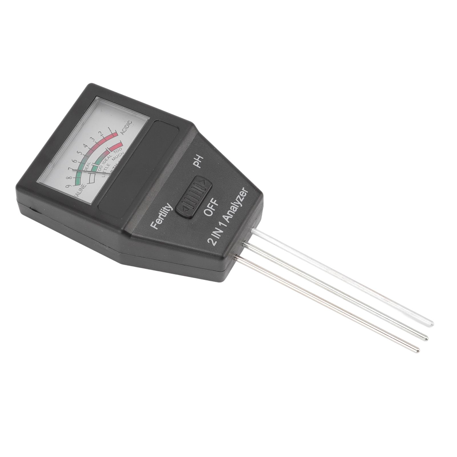 2 in 1 Soil PH Meter Soil Fertility Tester with 3 Probes for Home Garden Lawn Farm Indoor and Outdoor Use - Image 3