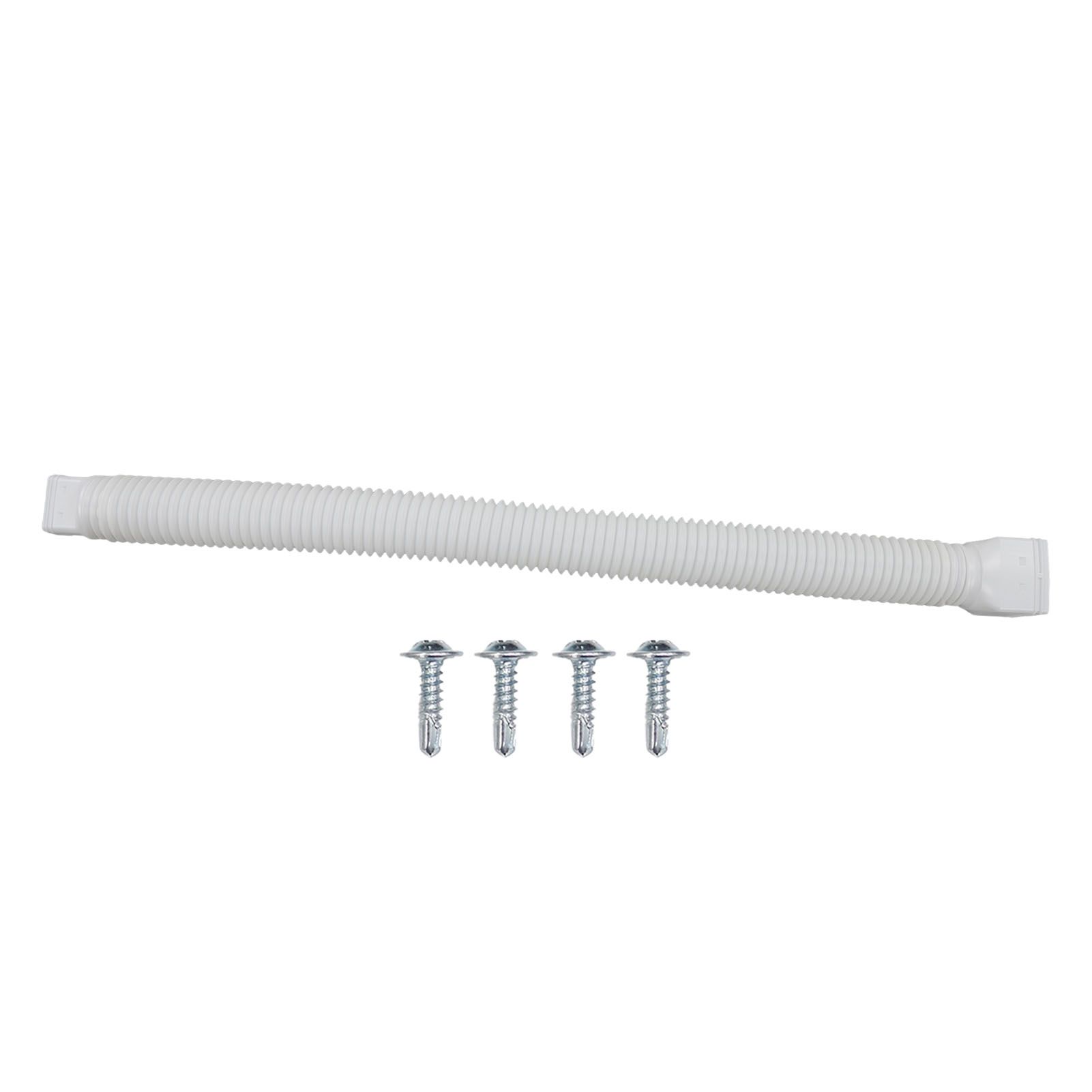 Downspout Extender Retractable Rain Gutter Drainage Pipe Down Spout Drain Extensions White - Image 1