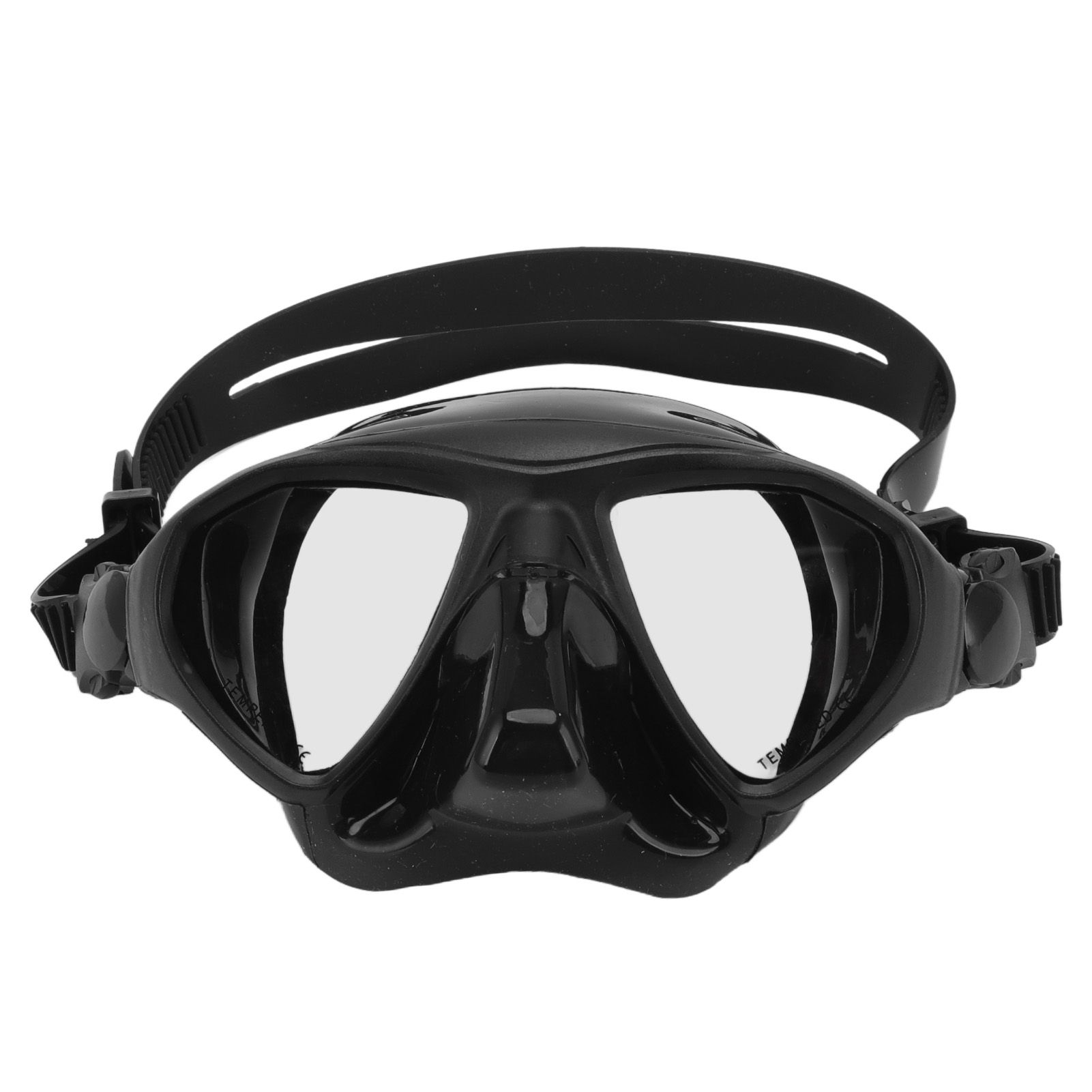 Diving Face Goggles Cover No Leakage Wide View Safe Tempered Glass Snorkeling Goggles - Image 1