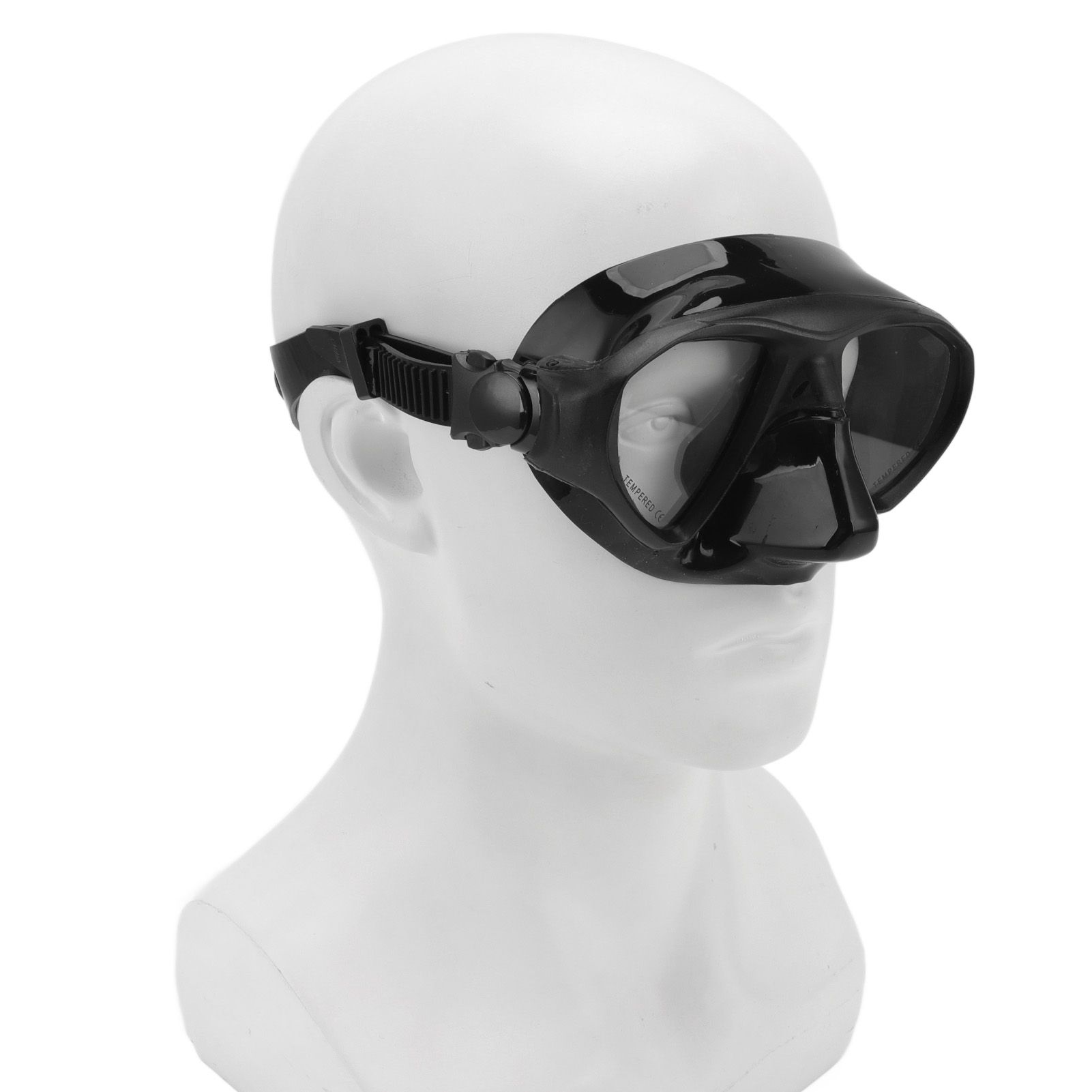 Diving Face Goggles Cover No Leakage Wide View Safe Tempered Glass Snorkeling Goggles - Image 3