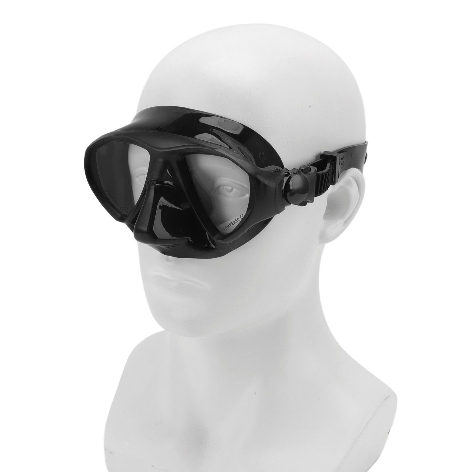 Diving Face Goggles Cover No Leakage Wide View Safe Tempered Glass Snorkeling Goggles - Image 4