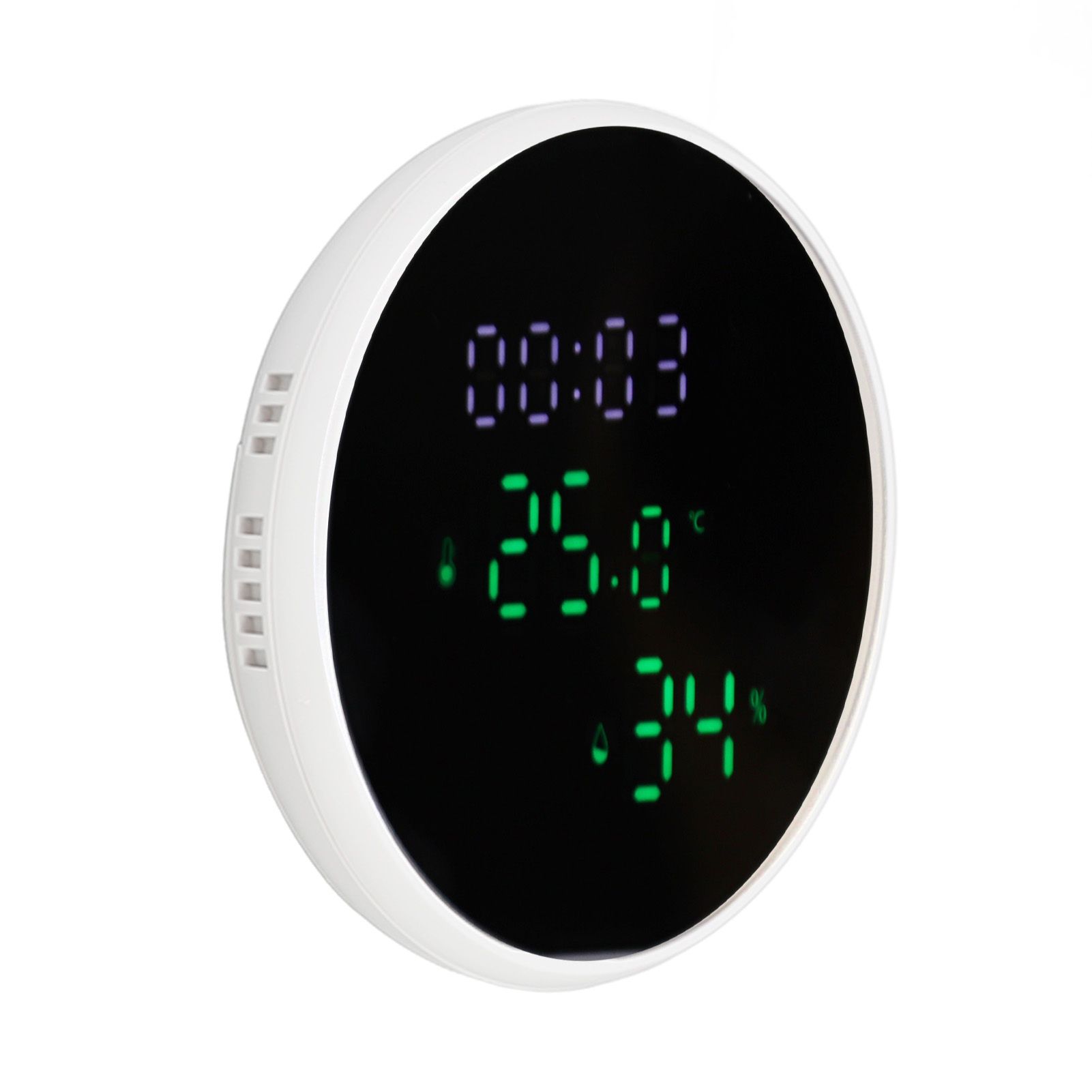 WiFi Thermometer Hygrometer High Accuracy Voice Control Smart Temperature Humidity Sensor with LED for Homes Office - Image 6