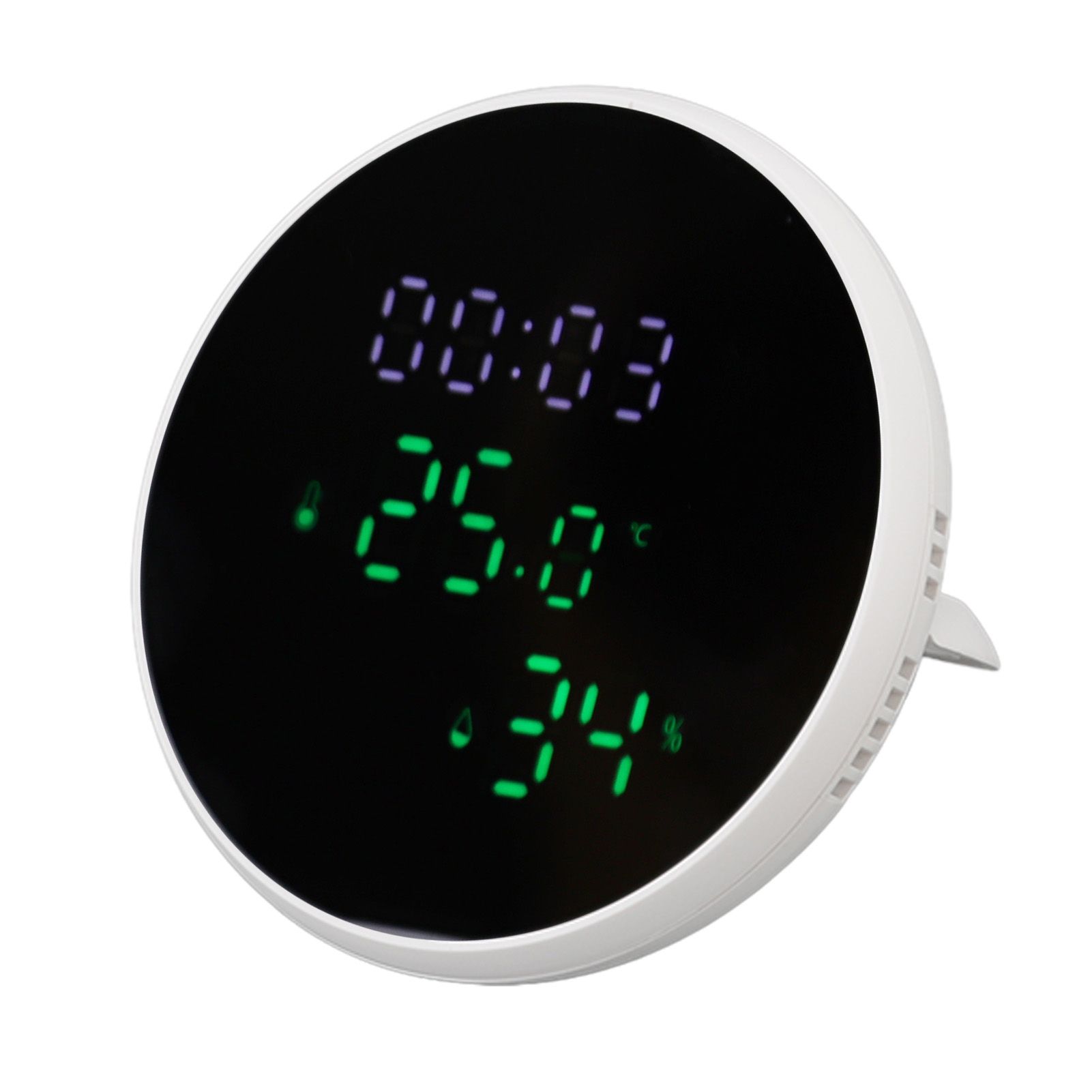 WiFi Thermometer Hygrometer High Accuracy Voice Control Smart Temperature Humidity Sensor with LED for Homes Office - Image 8