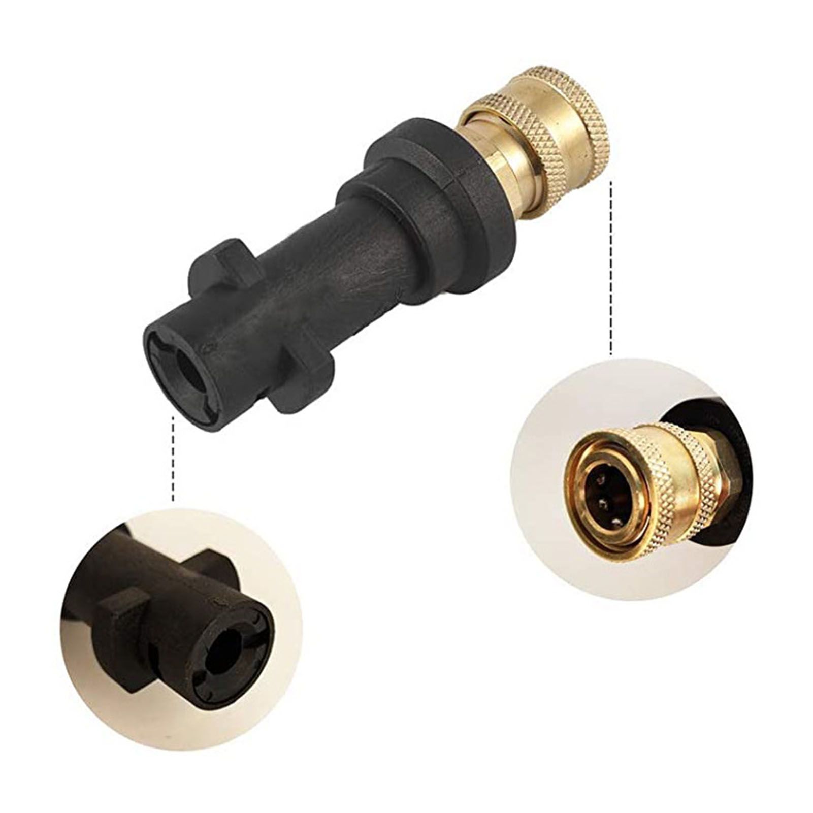 High Pressure Washer Adapter 1/4 Inch High Pressure Washer Connector for K2 K3 K4 K5 K6 K7 Adapter - Image 7