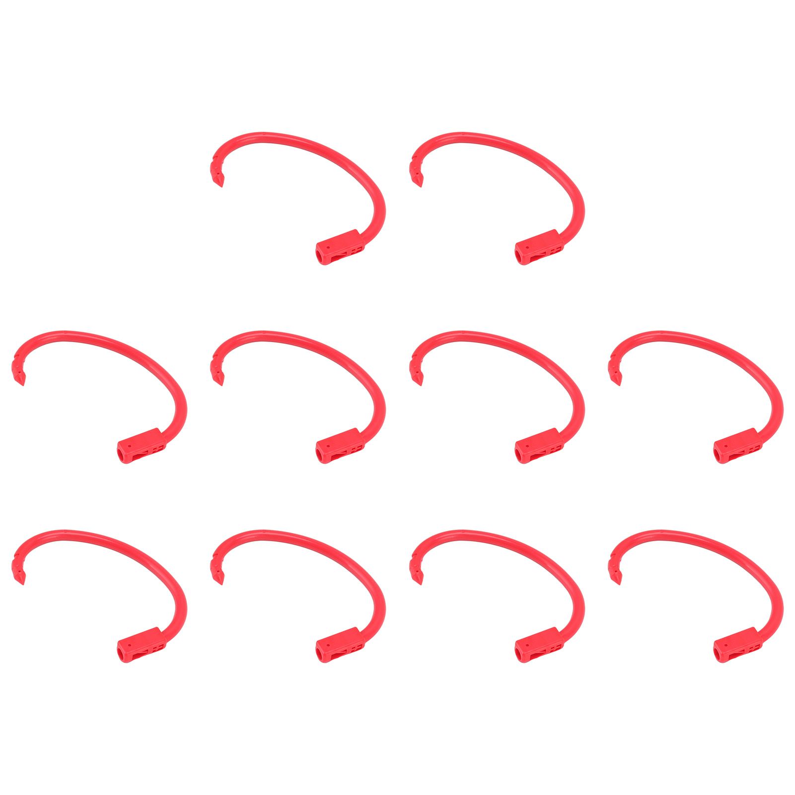 10 PCS Plastic Cow Nose Ring Large Cattle Breeding Nose Ring Livestock Nose Traction Rings - Image 2