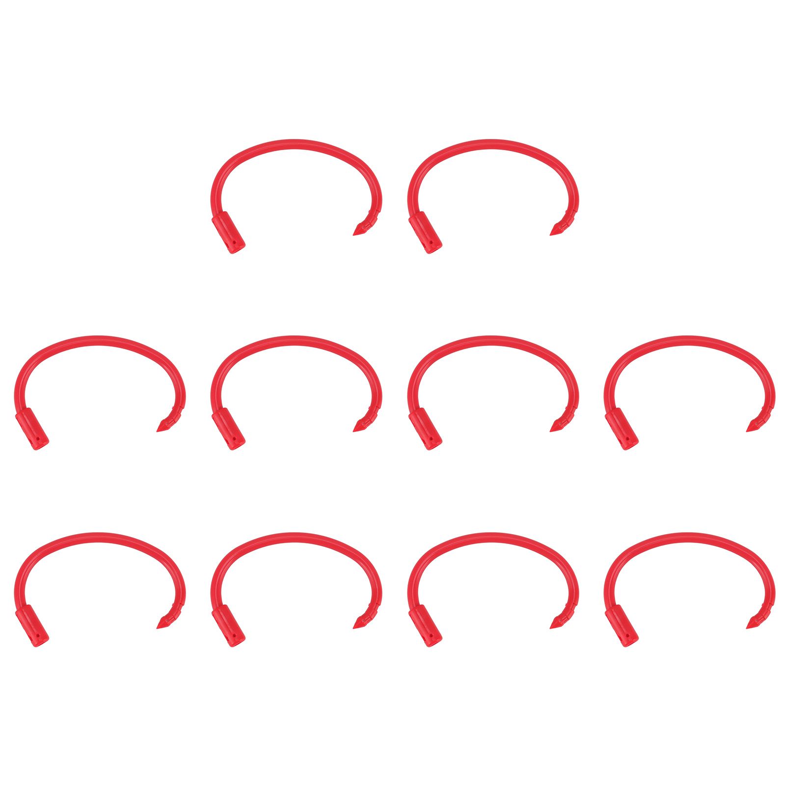10 PCS Plastic Cow Nose Ring Large Cattle Breeding Nose Ring Livestock Nose Traction Rings - Image 4