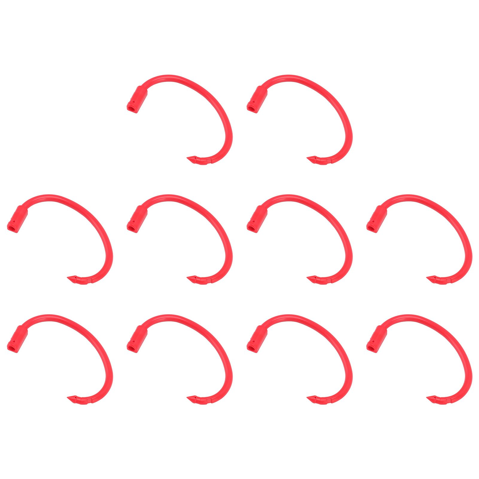 10 PCS Plastic Cow Nose Ring Large Cattle Breeding Nose Ring Livestock Nose Traction Rings - Image 5
