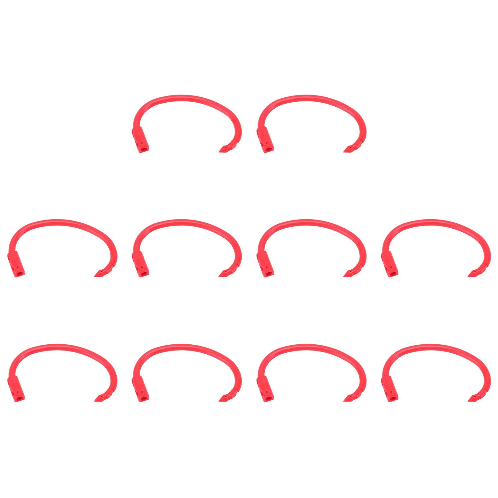 10 PCS Plastic Cow Nose Ring Large Cattle Breeding Nose Ring Livestock Nose Traction Rings - Image 6