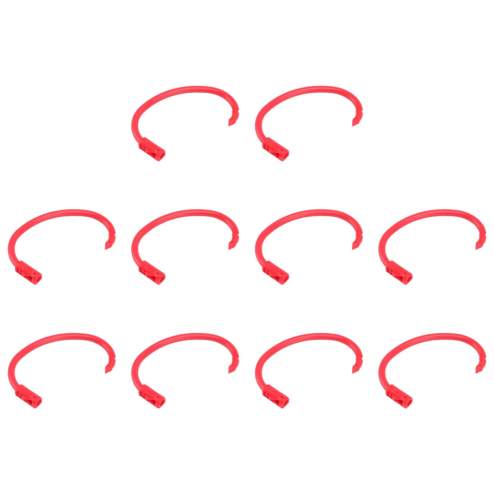 10 PCS Plastic Cow Nose Ring Large Cattle Breeding Nose Ring Livestock Nose Traction Rings - Image 7