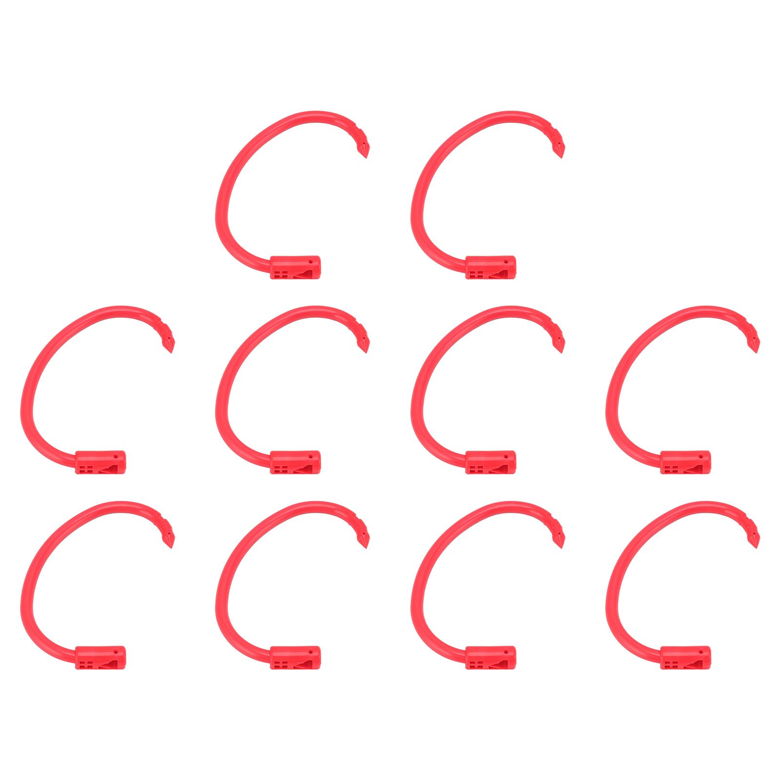 10 PCS Plastic Cow Nose Ring Large Cattle Breeding Nose Ring Livestock Nose Traction Rings - Image 8