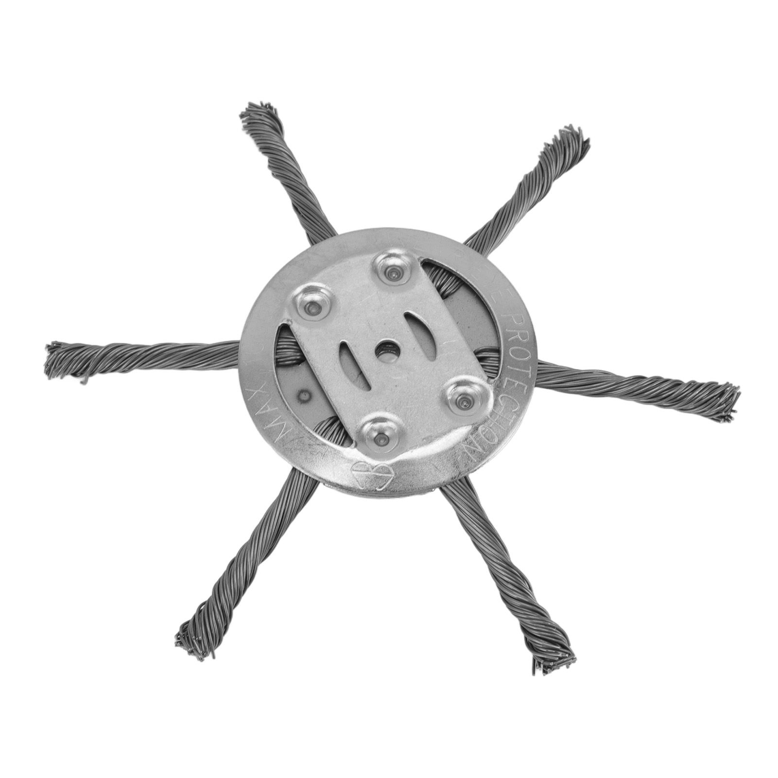Steel Wire Grass Trimmer Head 6 Head Lawn Mower Trimmer Head Lawnmover Accessory 150mm 6 Blade Inner Hole 5.5mm - Image 6