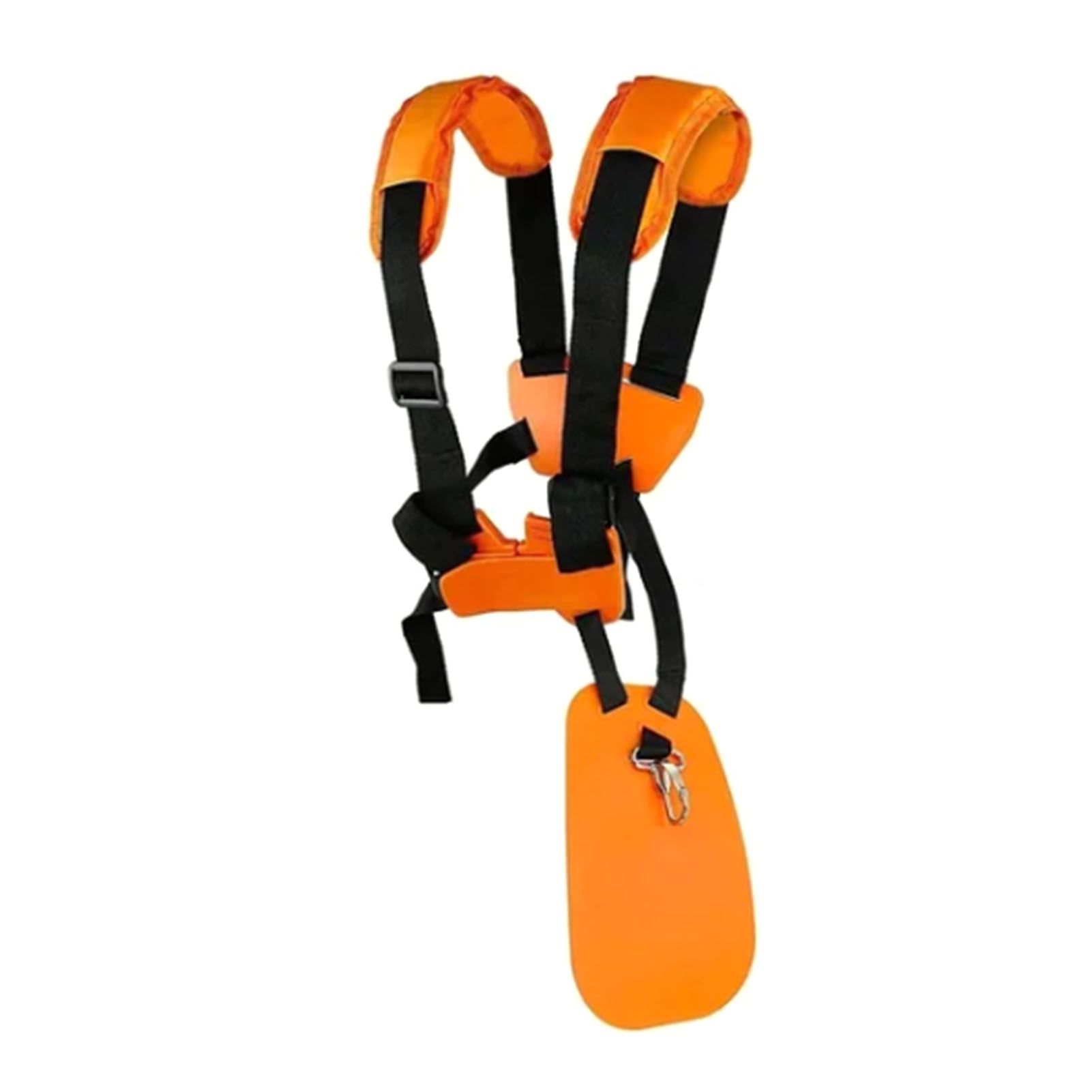 Trimmer Double Shoulder Harness Strap Brush Cutter Shoulder Strap Padded Garden Mower Nyon Belt for FS120 FS55 FS220 Orange - Image 1