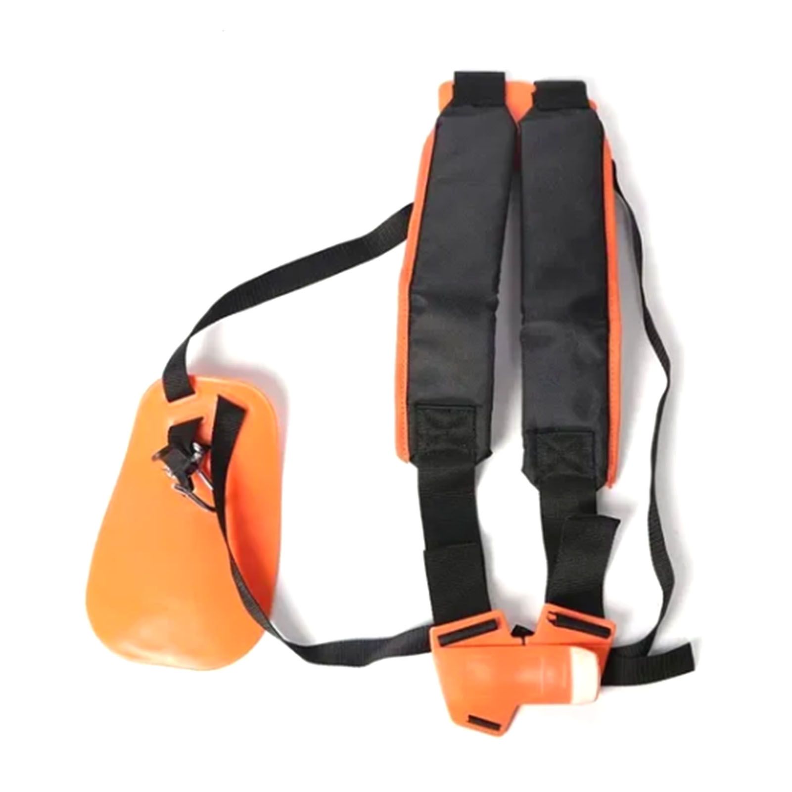 Trimmer Double Shoulder Harness Strap Brush Cutter Shoulder Strap Padded Garden Mower Nyon Belt for FS120 FS55 FS220 Orange - Image 2