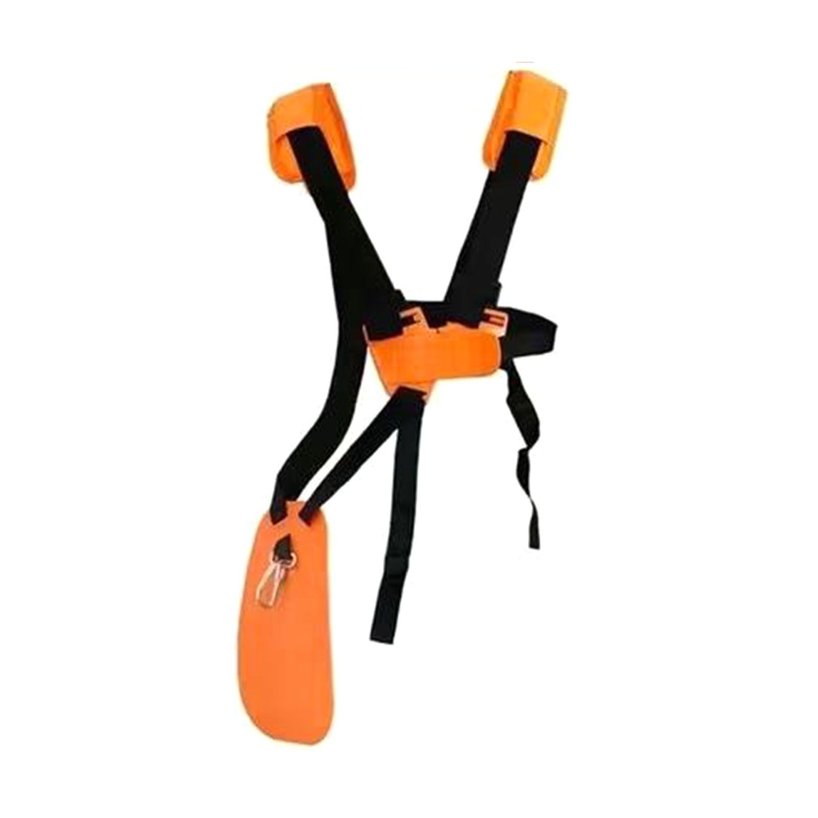 Trimmer Double Shoulder Harness Strap Brush Cutter Shoulder Strap Padded Garden Mower Nyon Belt for FS120 FS55 FS220 Orange - Image 4