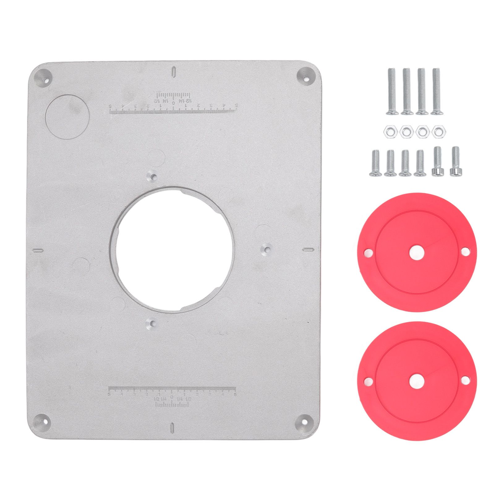 4‑17/32in Aluminium Router Table Insert Plate For 625 624 for Bosch 1611 1615 for FEINRT 1800 for Woodworking - Image 1