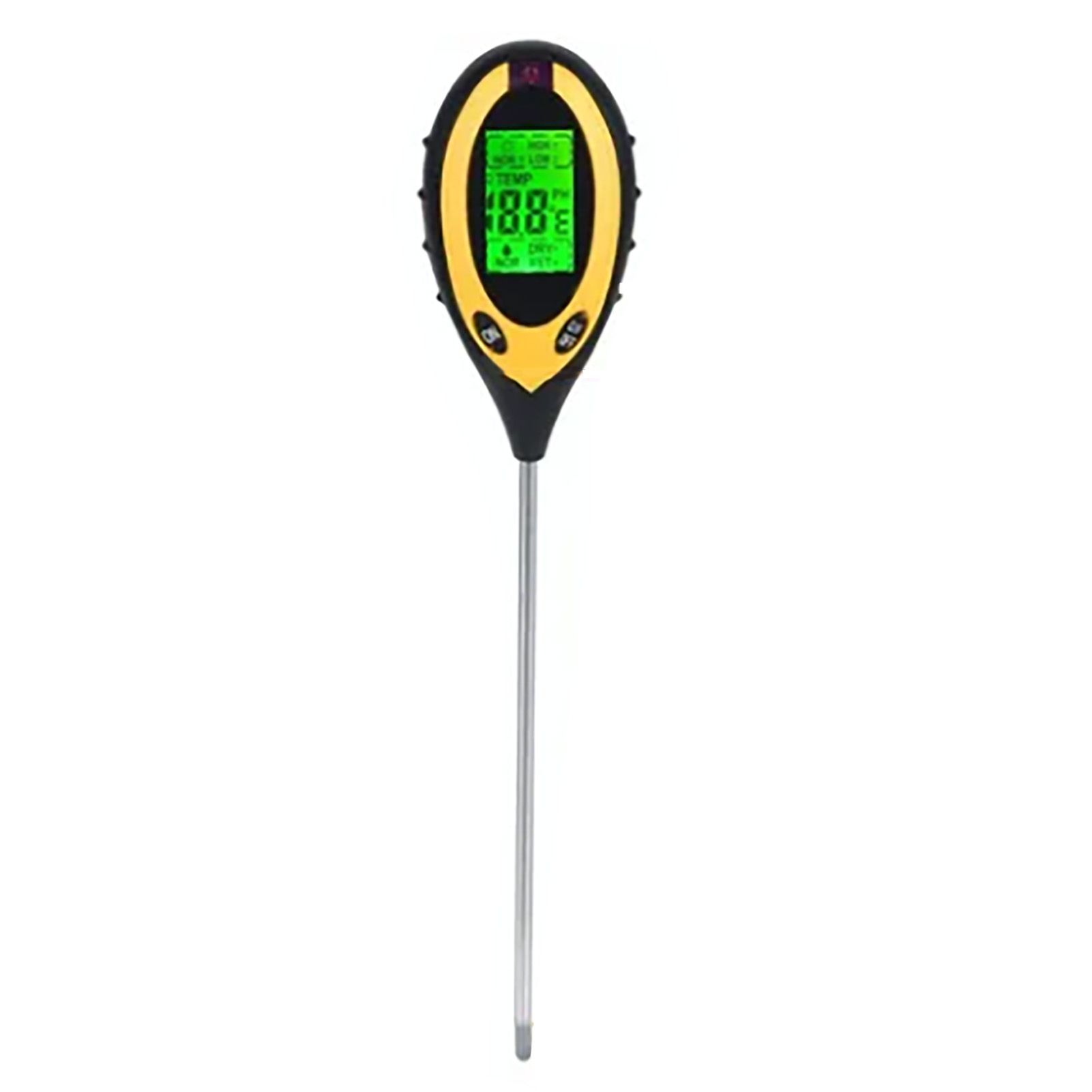 4 In 1 Soil Meter Temperature Sunlight Moisture PH Soil Tester for Family Orchard Agriculture Rice Vegetable Cultivation - Image 1