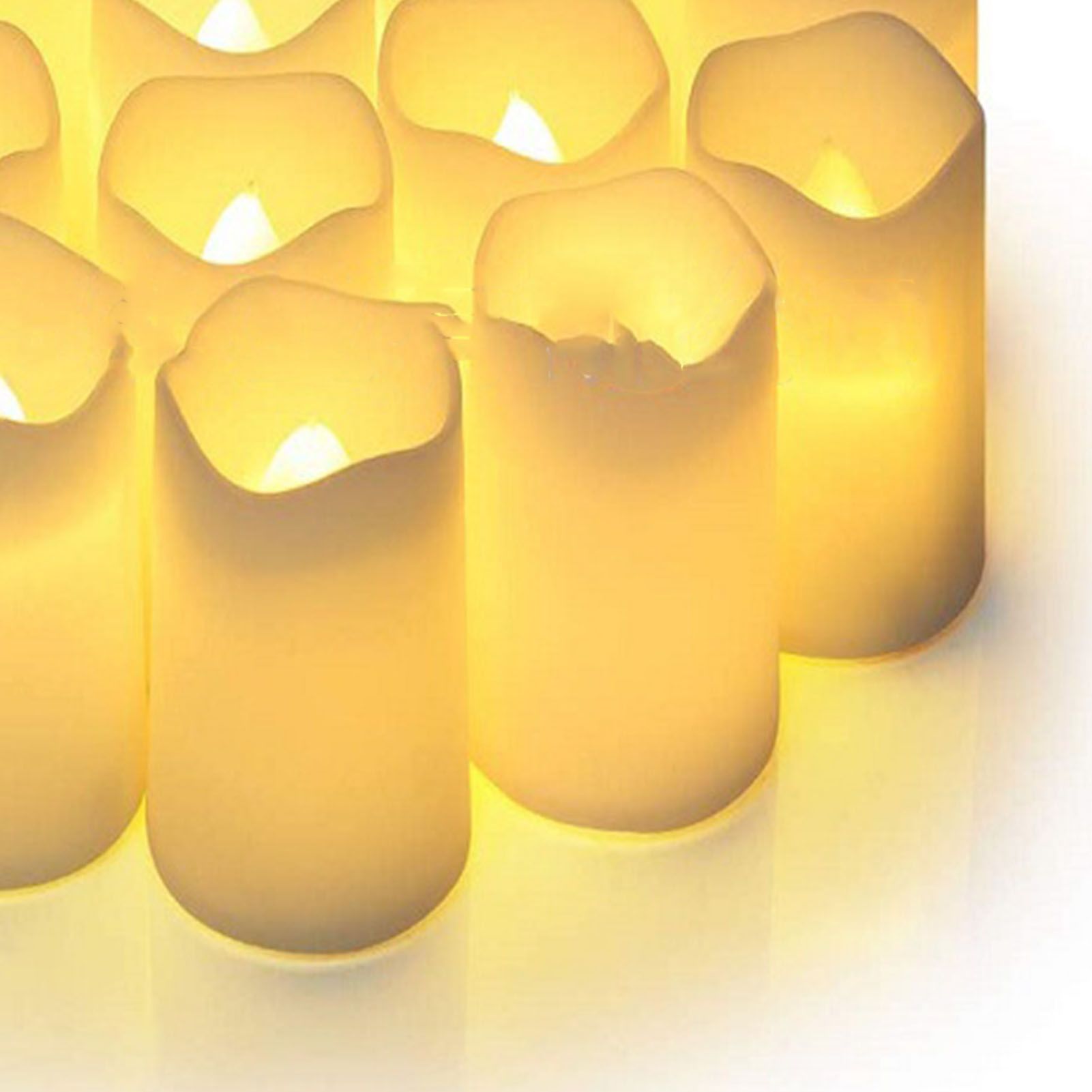 24PCS Electric LED Candles Plastic Electronic Components Tea Light Set For Wedding Confession Decoration Flameless - Image 7
