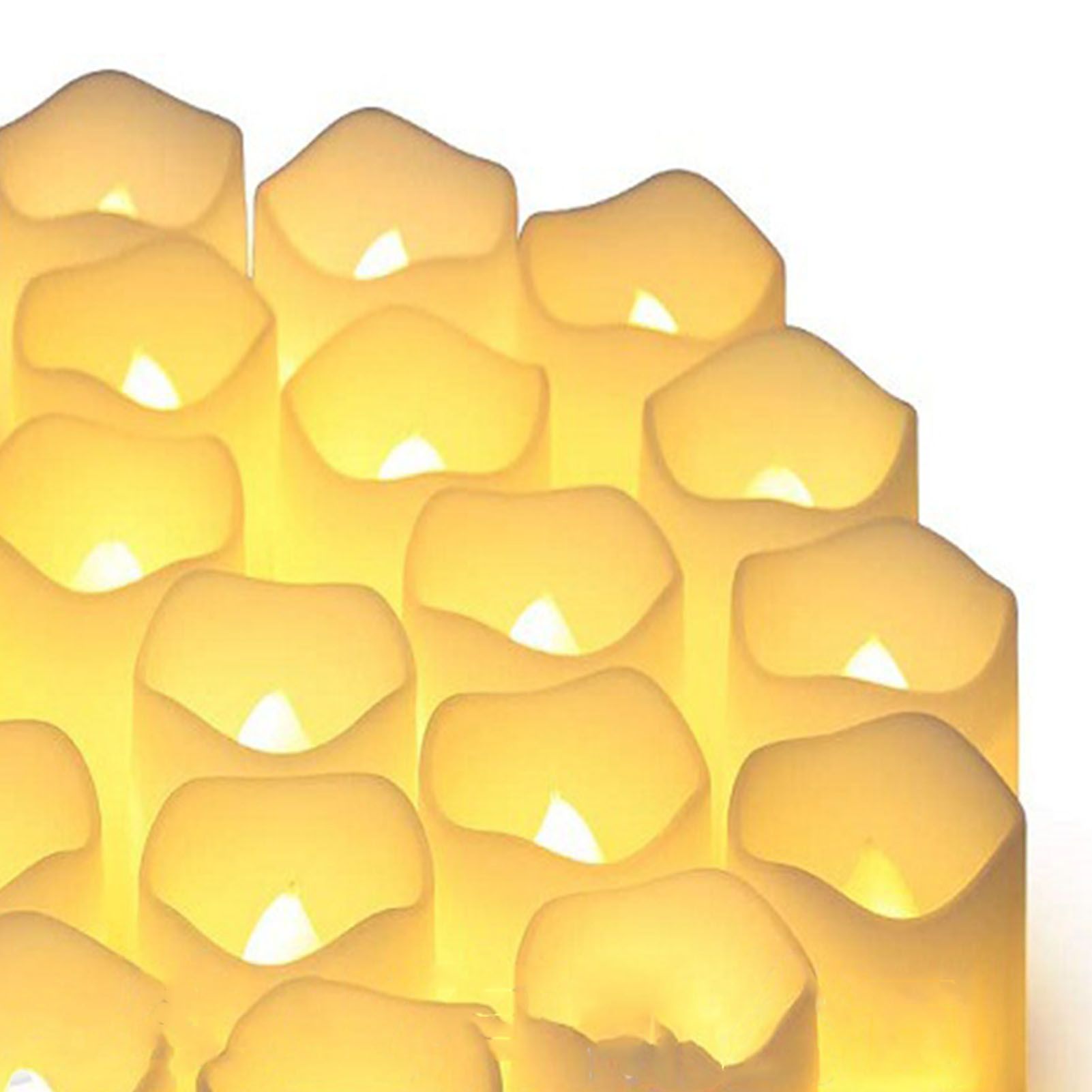 24PCS Electric LED Candles Plastic Electronic Components Tea Light Set For Wedding Confession Decoration Flameless - Image 8