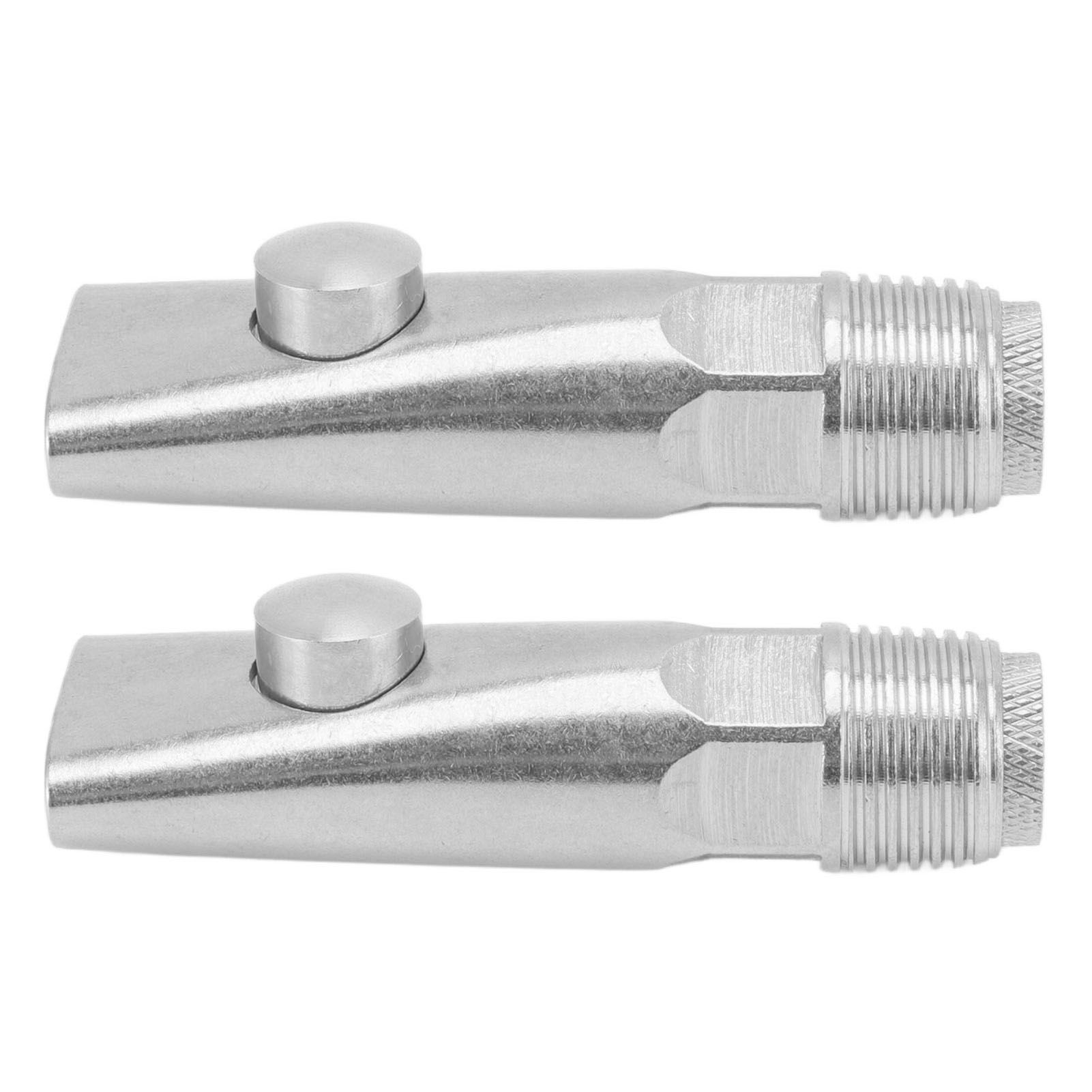 2pcs Pig Water Nipple Even Water Volume Stainless Steel G1/2 External Thread Pig Drinker for Sows Piglets Without Filter - Image 2