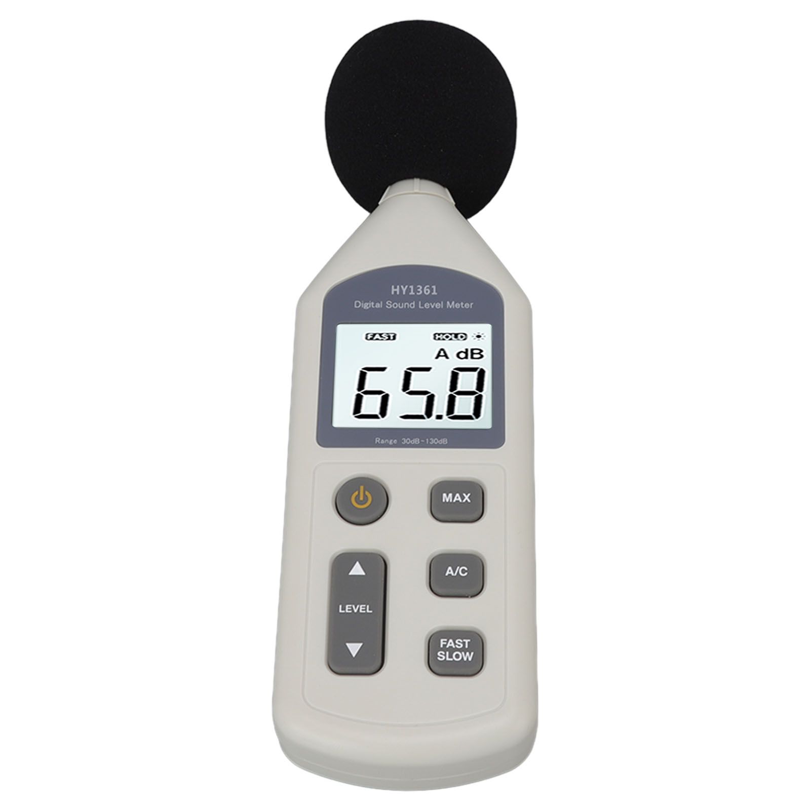 Decibel Meter High Accuracy LCD Screen 30 to 130dBA 5V USB Noise Detector with Backlight for Hospitals Shopping Malls - Image 3