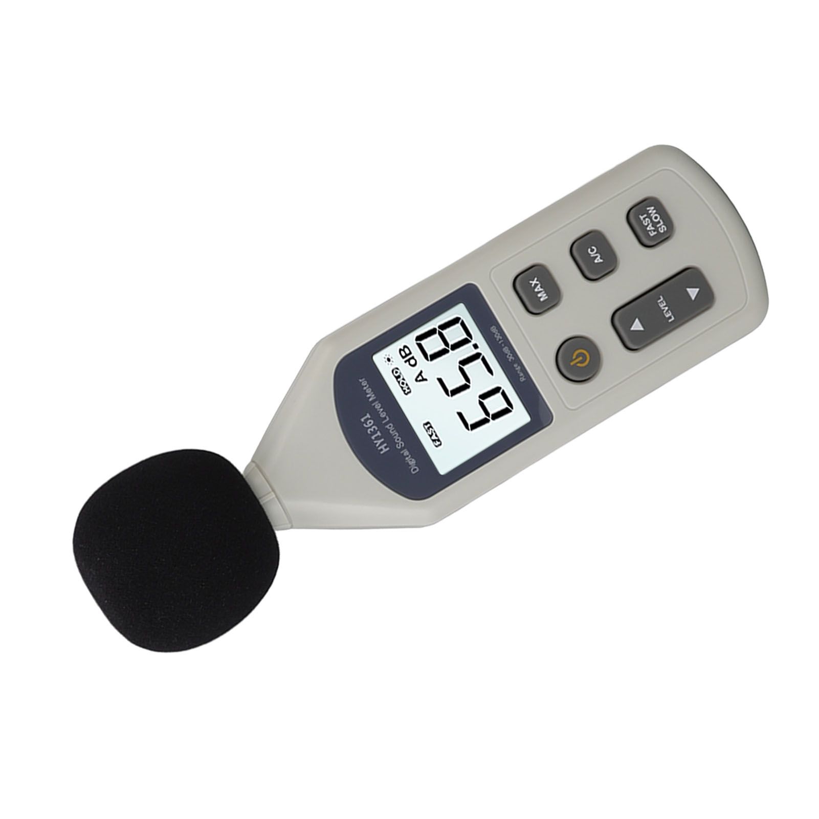 Decibel Meter High Accuracy LCD Screen 30 to 130dBA 5V USB Noise Detector with Backlight for Hospitals Shopping Malls - Image 6