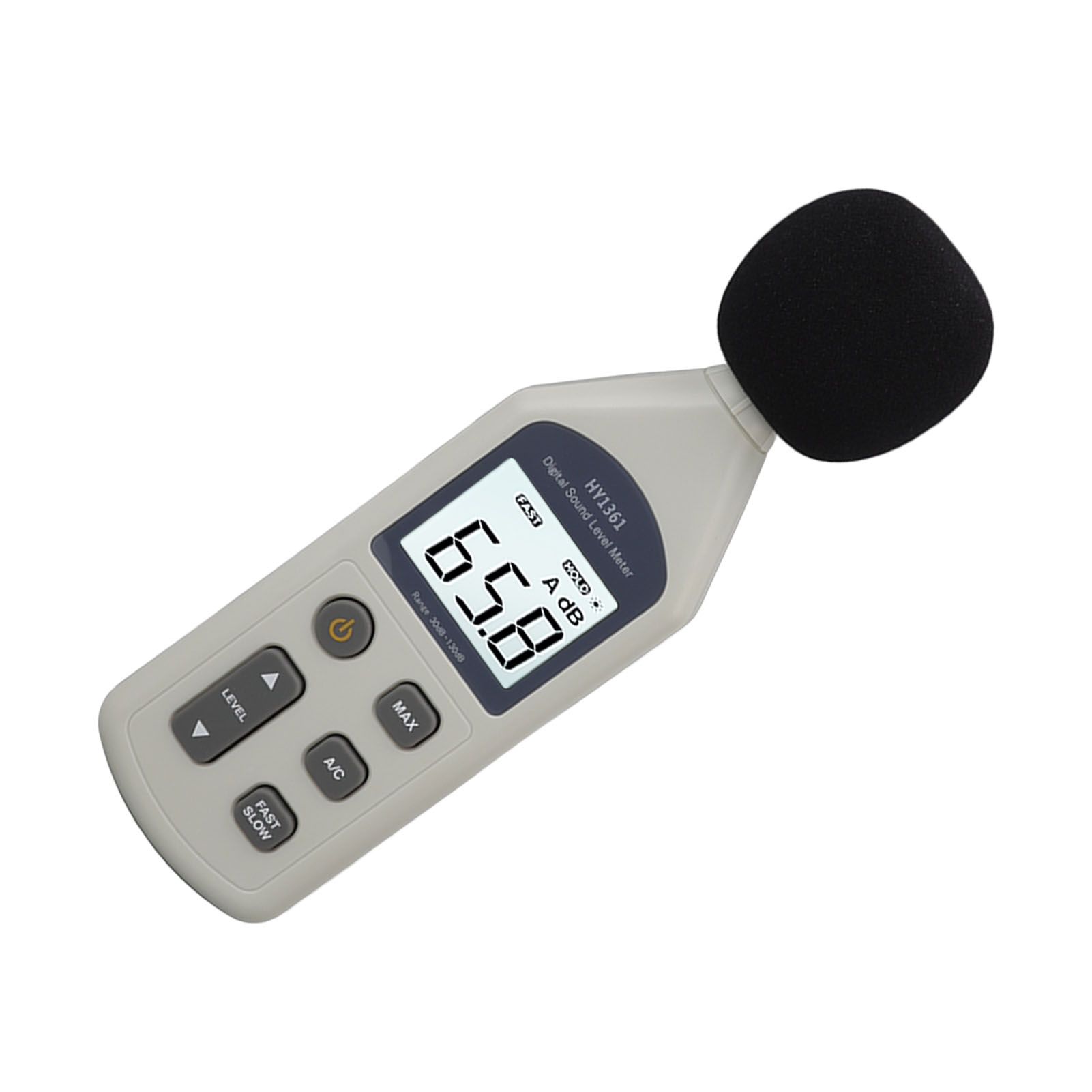 Decibel Meter High Accuracy LCD Screen 30 to 130dBA 5V USB Noise Detector with Backlight for Hospitals Shopping Malls - Image 8