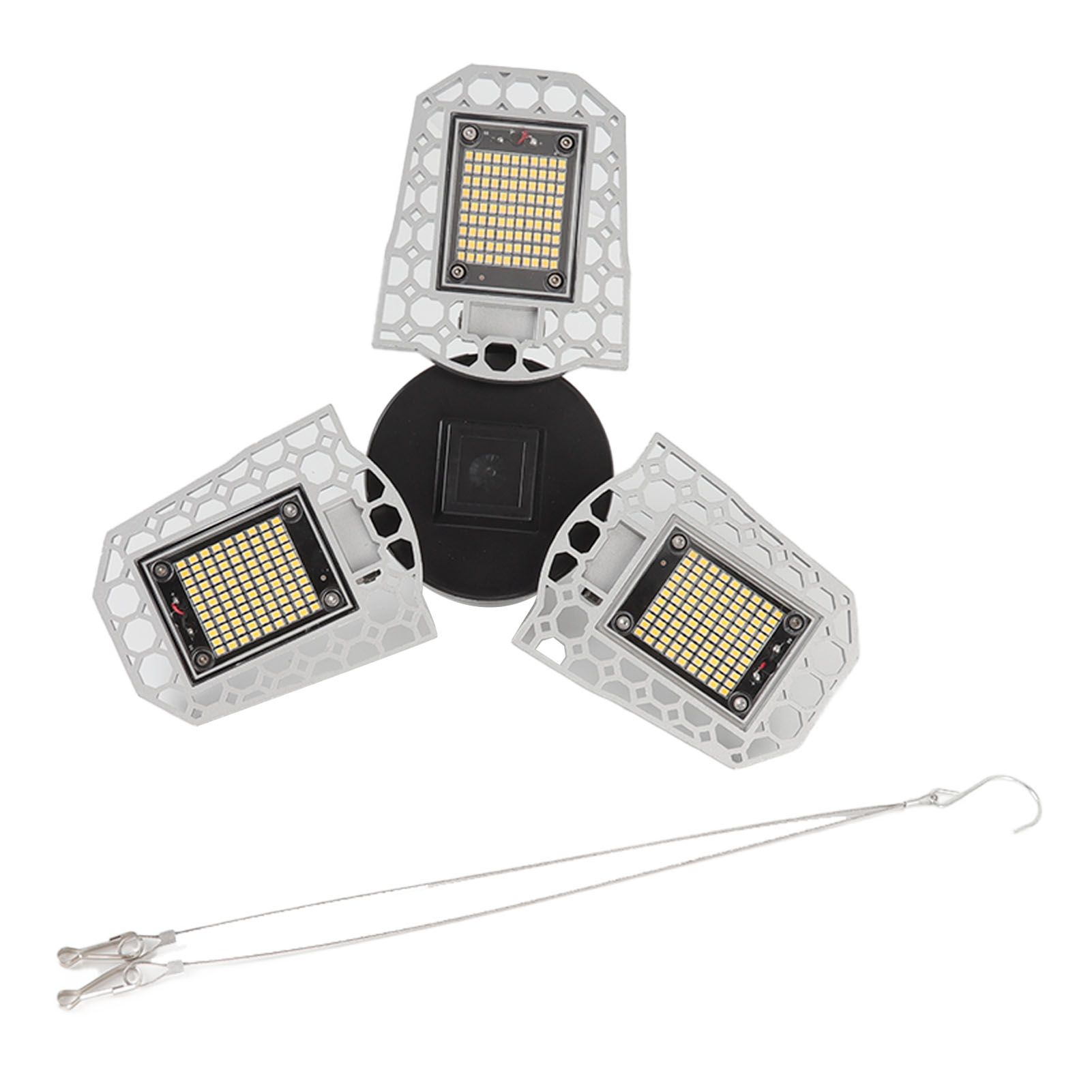LED Grow Light 297 LEDs Folding Three Leaves Indoor Plant Grow Light for Greenhouse Succulent 100‑277V - Image 2