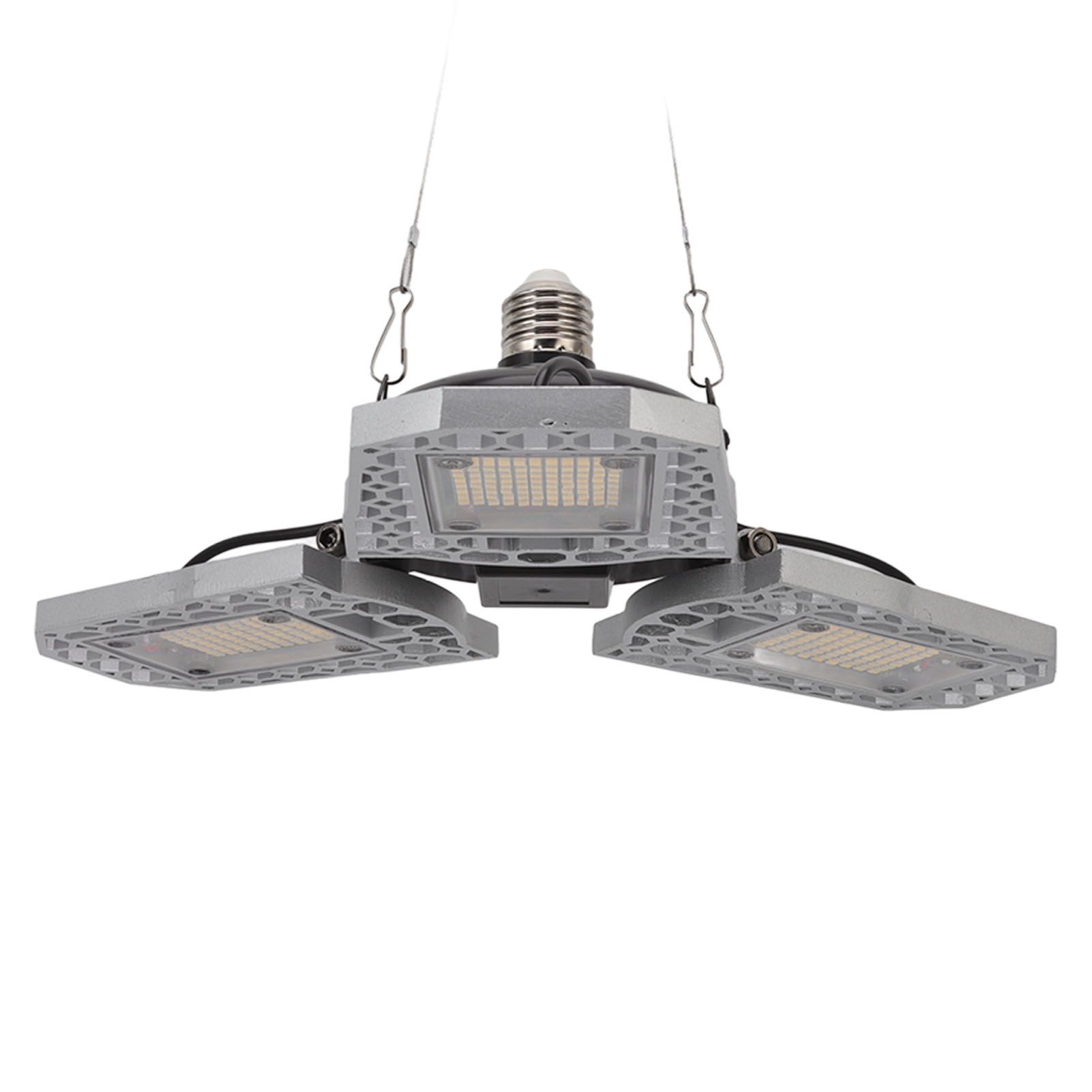 LED Grow Light 297 LEDs Folding Three Leaves Indoor Plant Grow Light for Greenhouse Succulent 100‑277V - Image 3