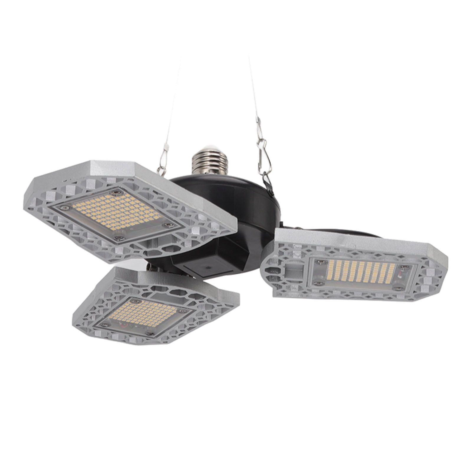 LED Grow Light 297 LEDs Folding Three Leaves Indoor Plant Grow Light for Greenhouse Succulent 100‑277V - Image 4