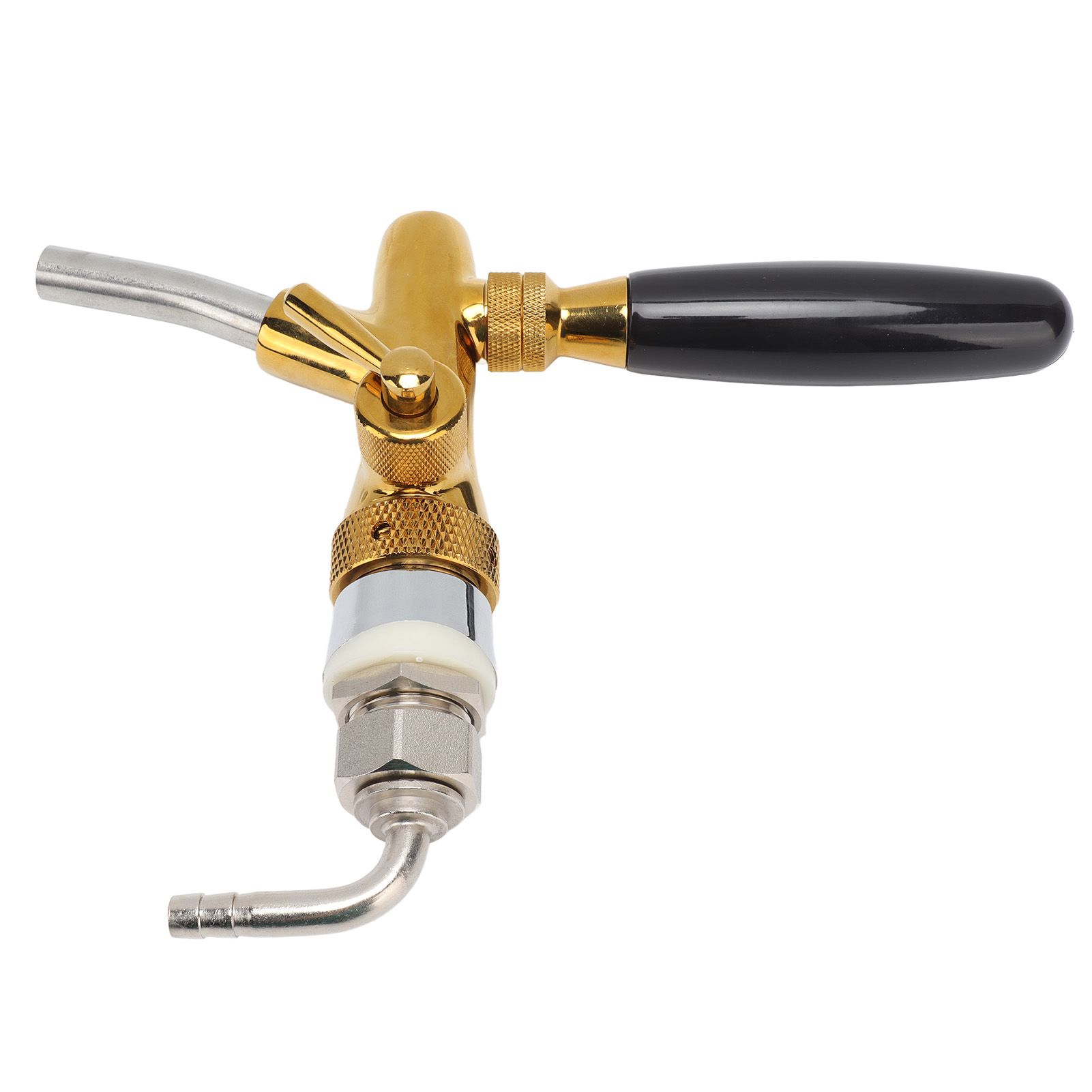 Adjustable Draft Beer Faucet Food Grade Golden Stainless Steel Beer Keg Tap for Bar Hotel - Image 3