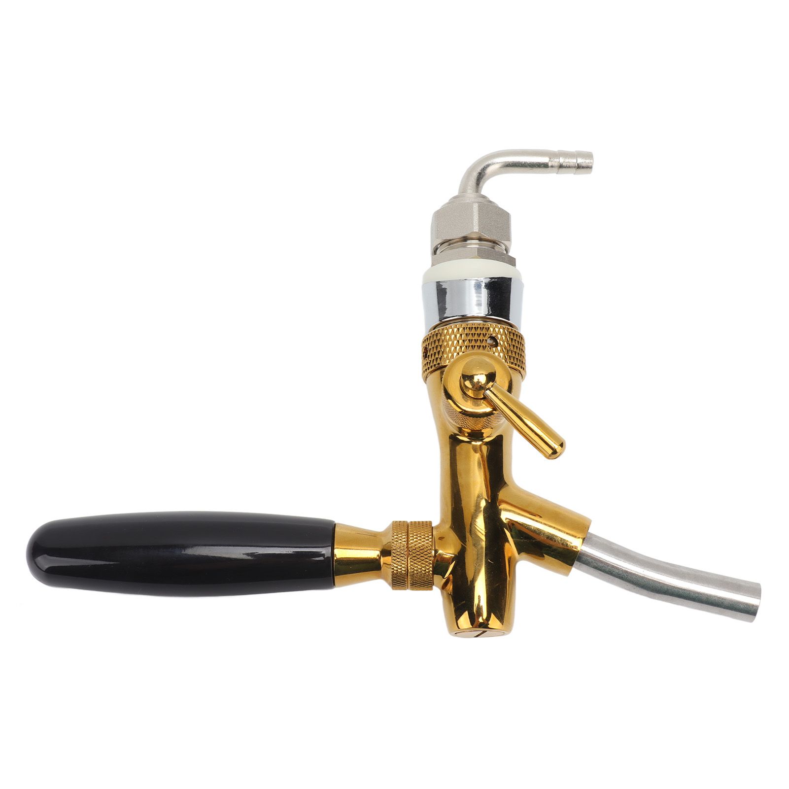 Adjustable Draft Beer Faucet Food Grade Golden Stainless Steel Beer Keg Tap for Bar Hotel - Image 5