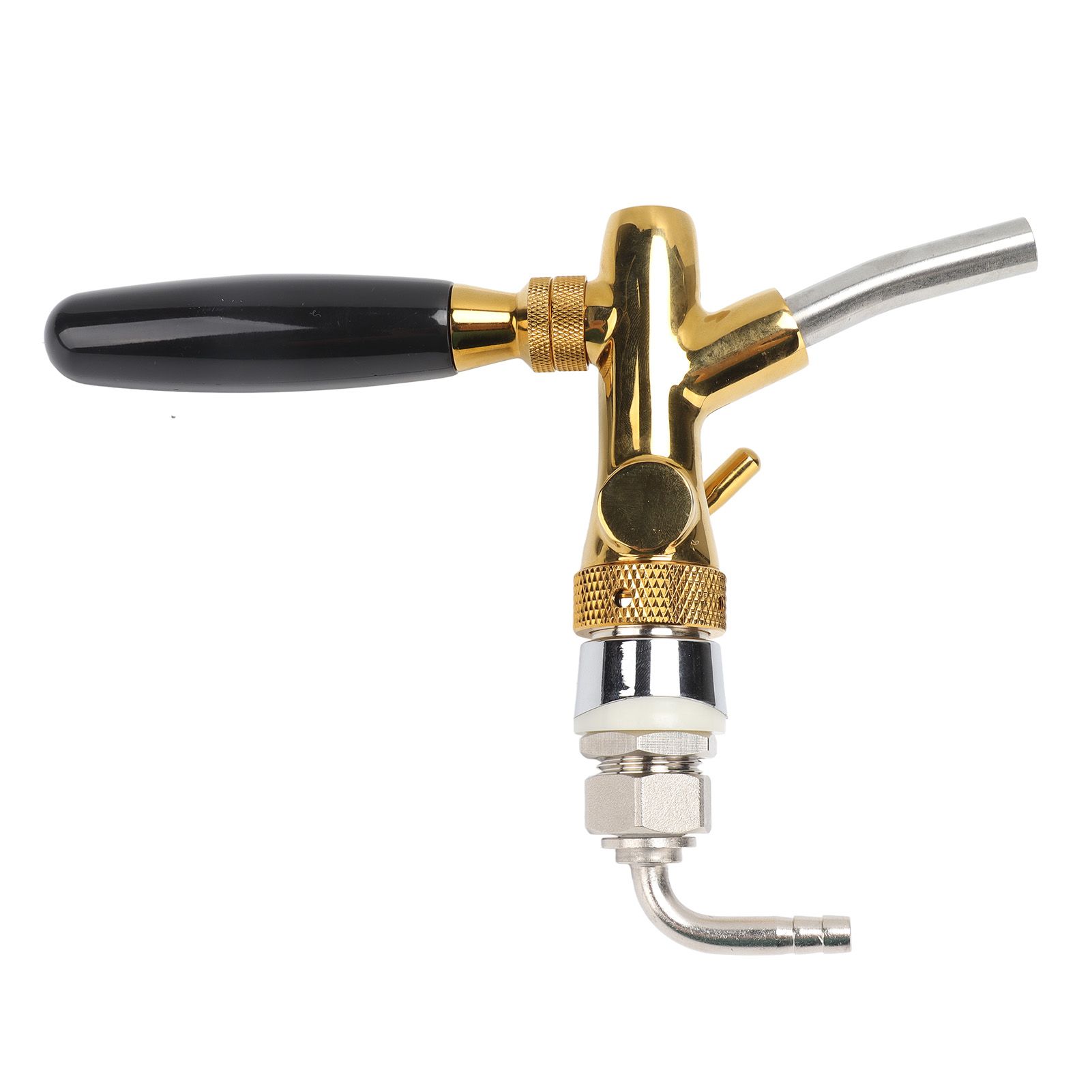 Adjustable Draft Beer Faucet Food Grade Golden Stainless Steel Beer Keg Tap for Bar Hotel - Image 6