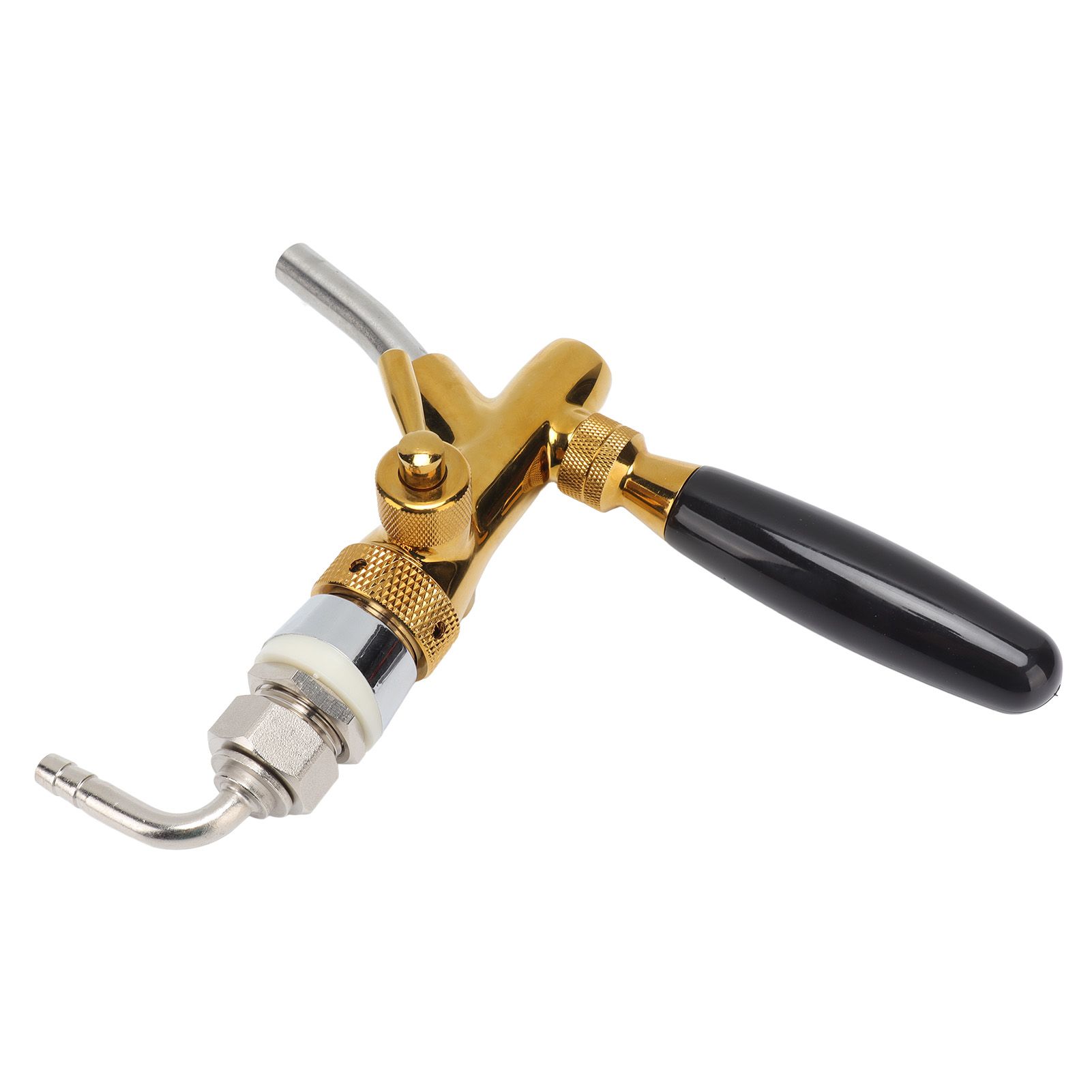 Adjustable Draft Beer Faucet Food Grade Golden Stainless Steel Beer Keg Tap for Bar Hotel - Image 8