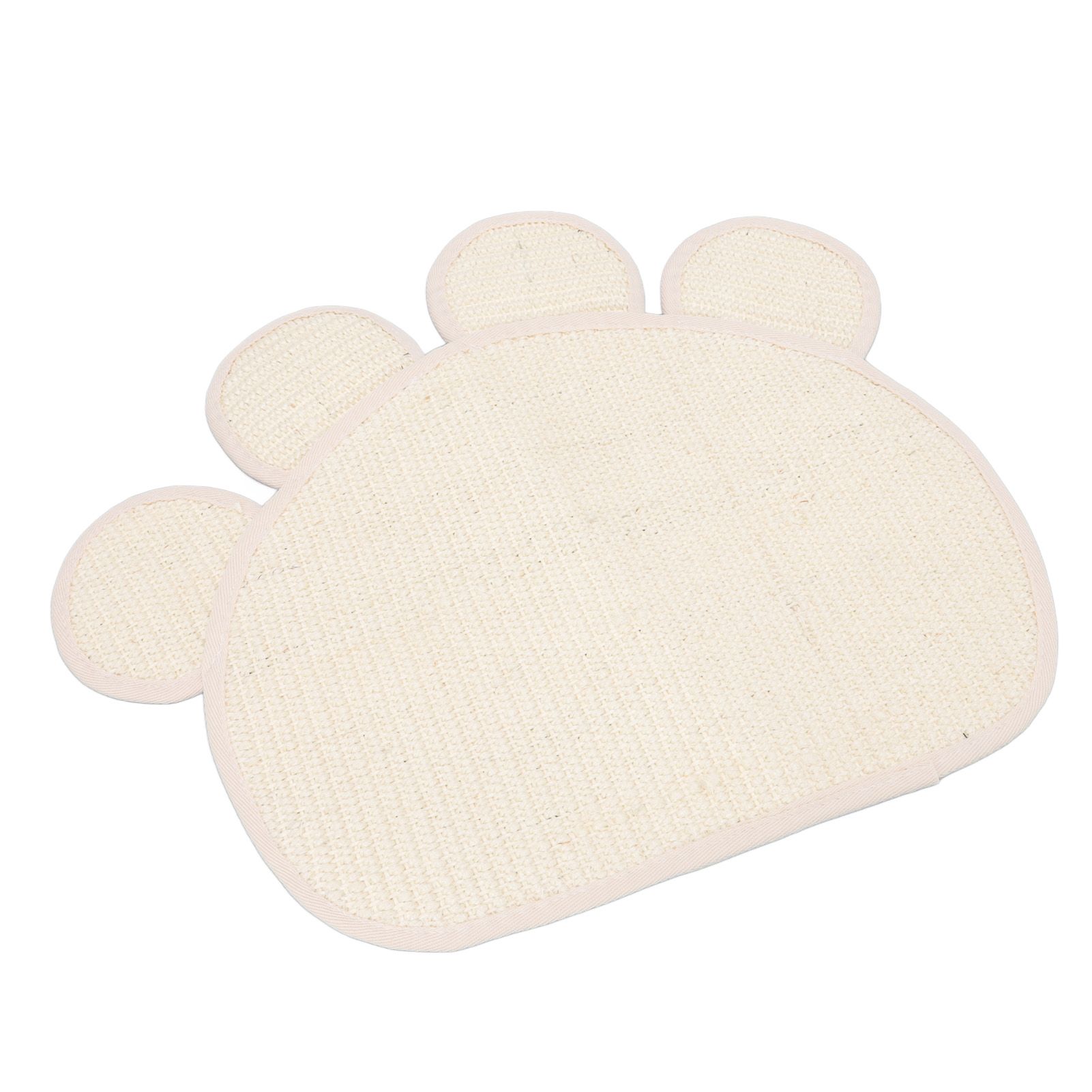 Sisal Cat Scratcher Mat Cute Shape Grinding Claw Protecting Furniture Cat Floor Scratching Pad for Cats Kittens - Image 4
