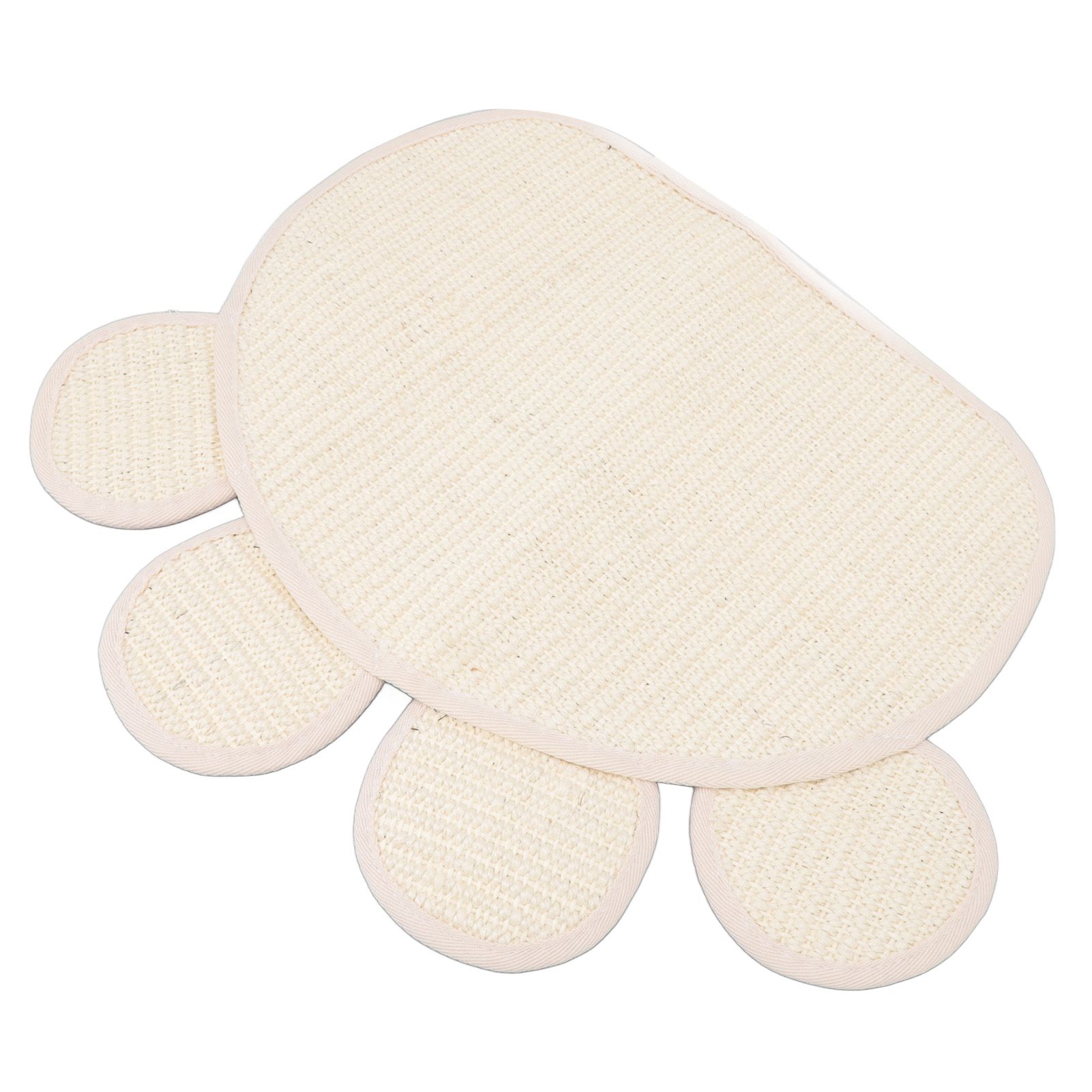 Sisal Cat Scratcher Mat Cute Shape Grinding Claw Protecting Furniture Cat Floor Scratching Pad for Cats Kittens - Image 6